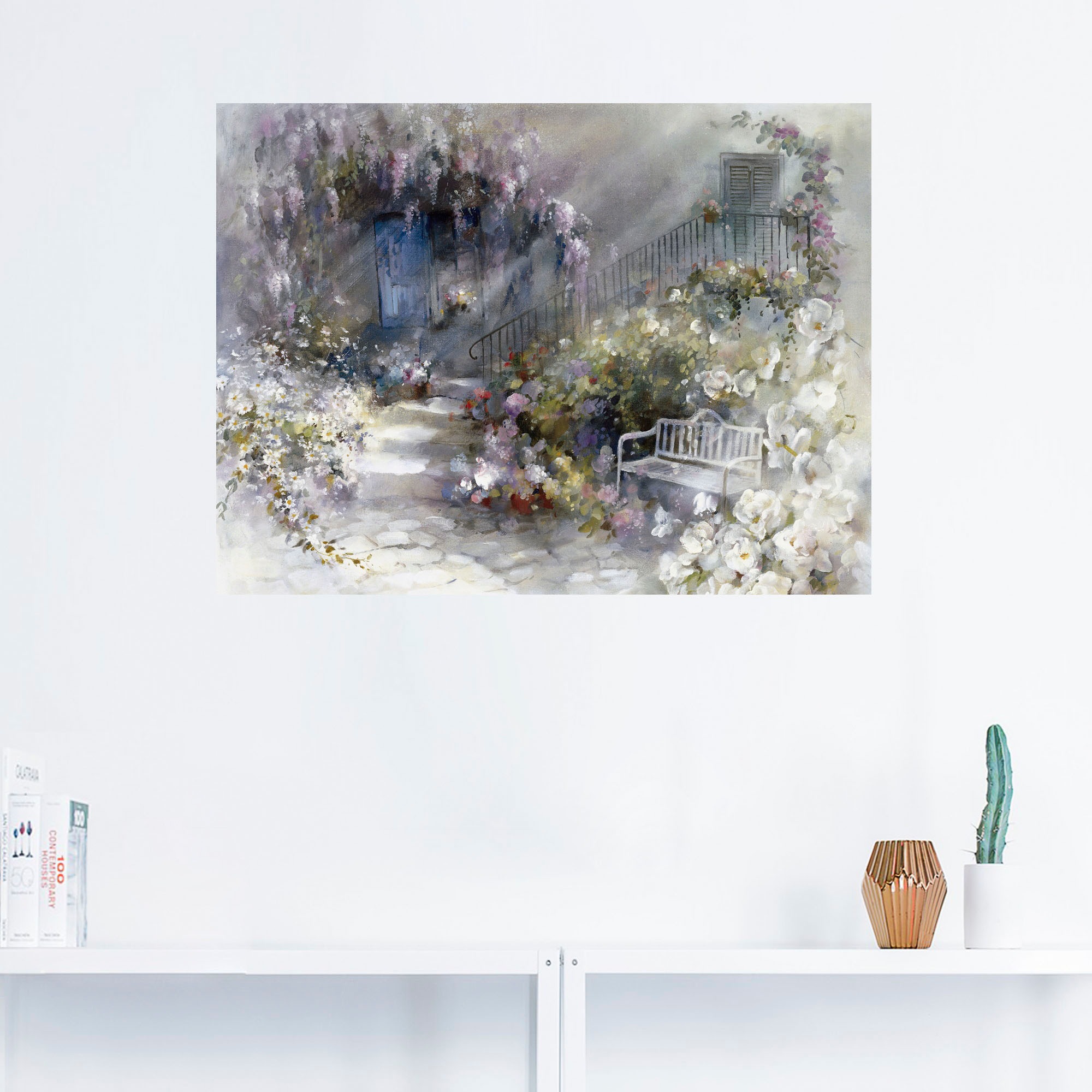 Artland Wandbild »Wortlos«, Garten, (1 St.), als Leinwandbild, Wandaufkleber in verschied. Größen