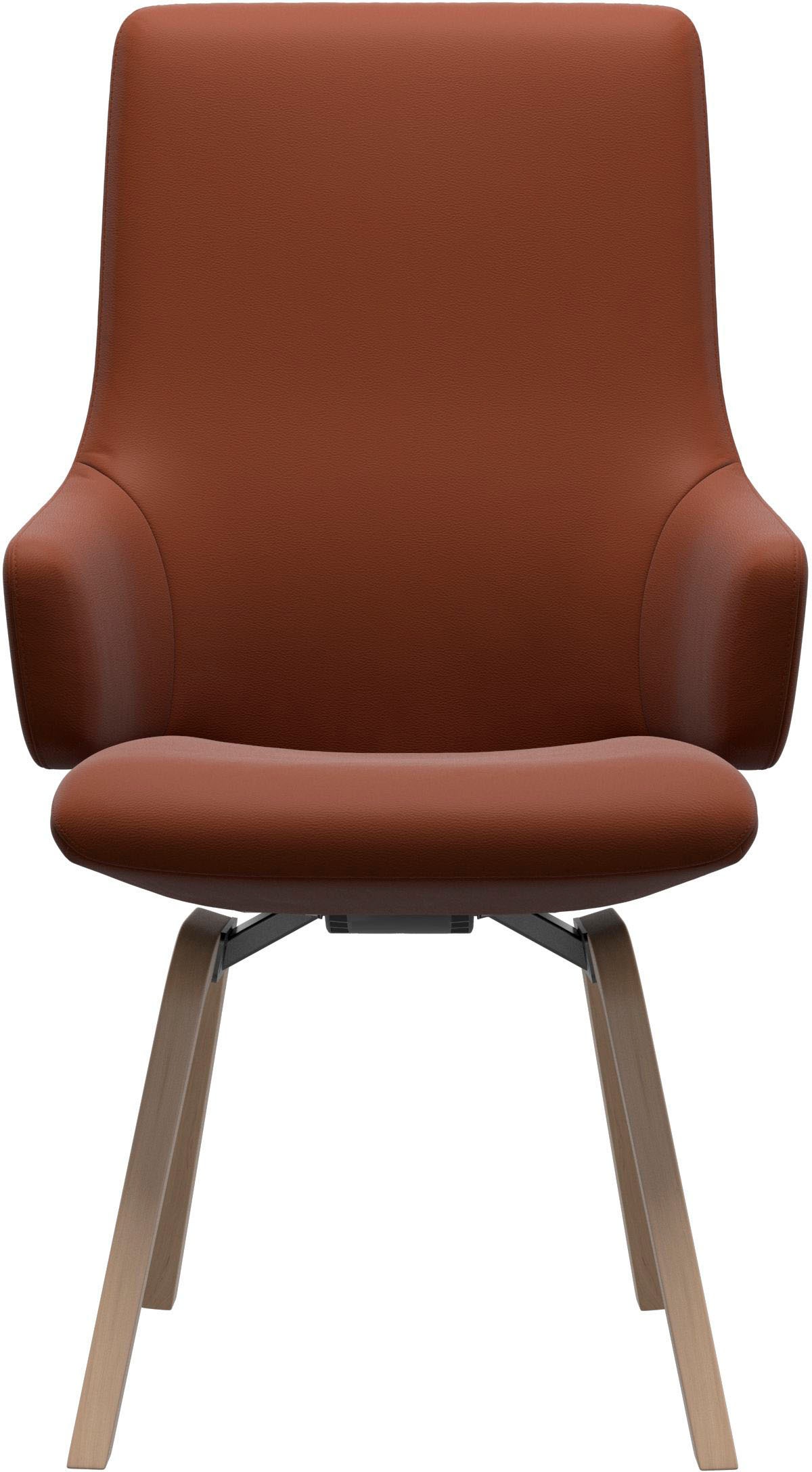 Stressless® Polsterstuhl »Laurel«, Leder PALOMA, High Back mit Armlehne, Größe L, schräggestellte Beine in Walnuss