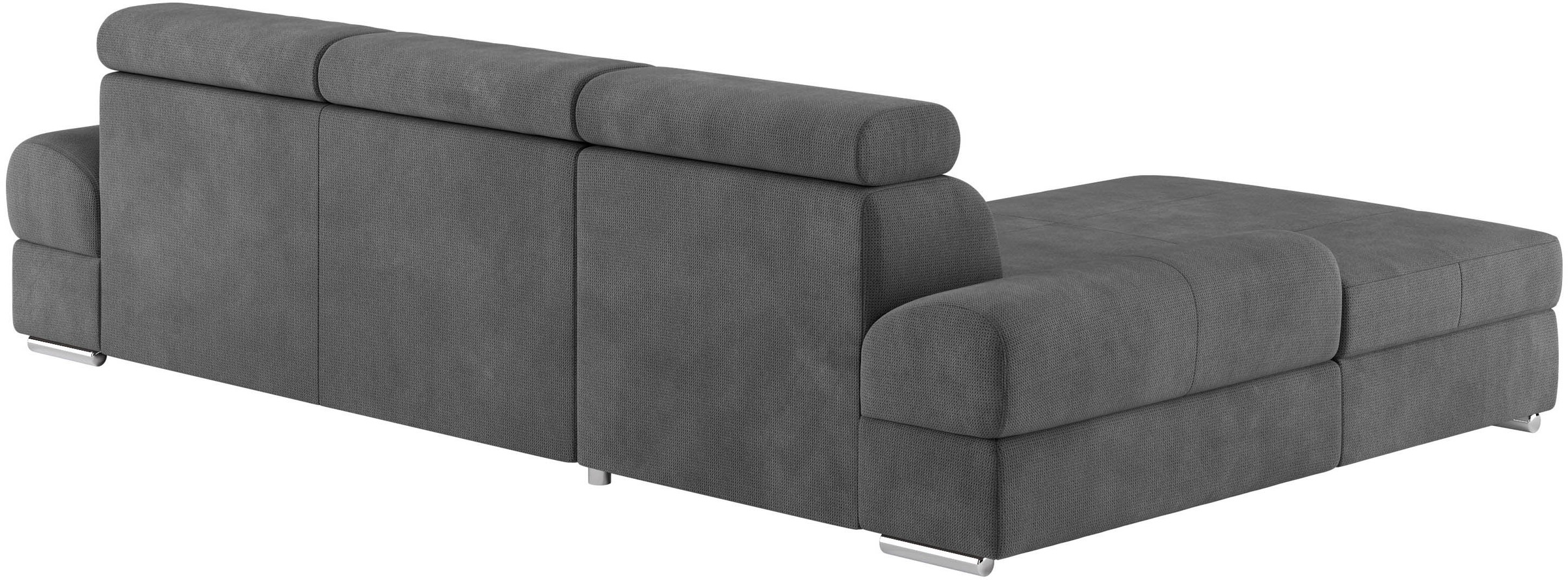 sit&more Ecksofa »Broadway L-Form«, inklusive Kopfteilverstellung, wahlweise mit Bettfunktion