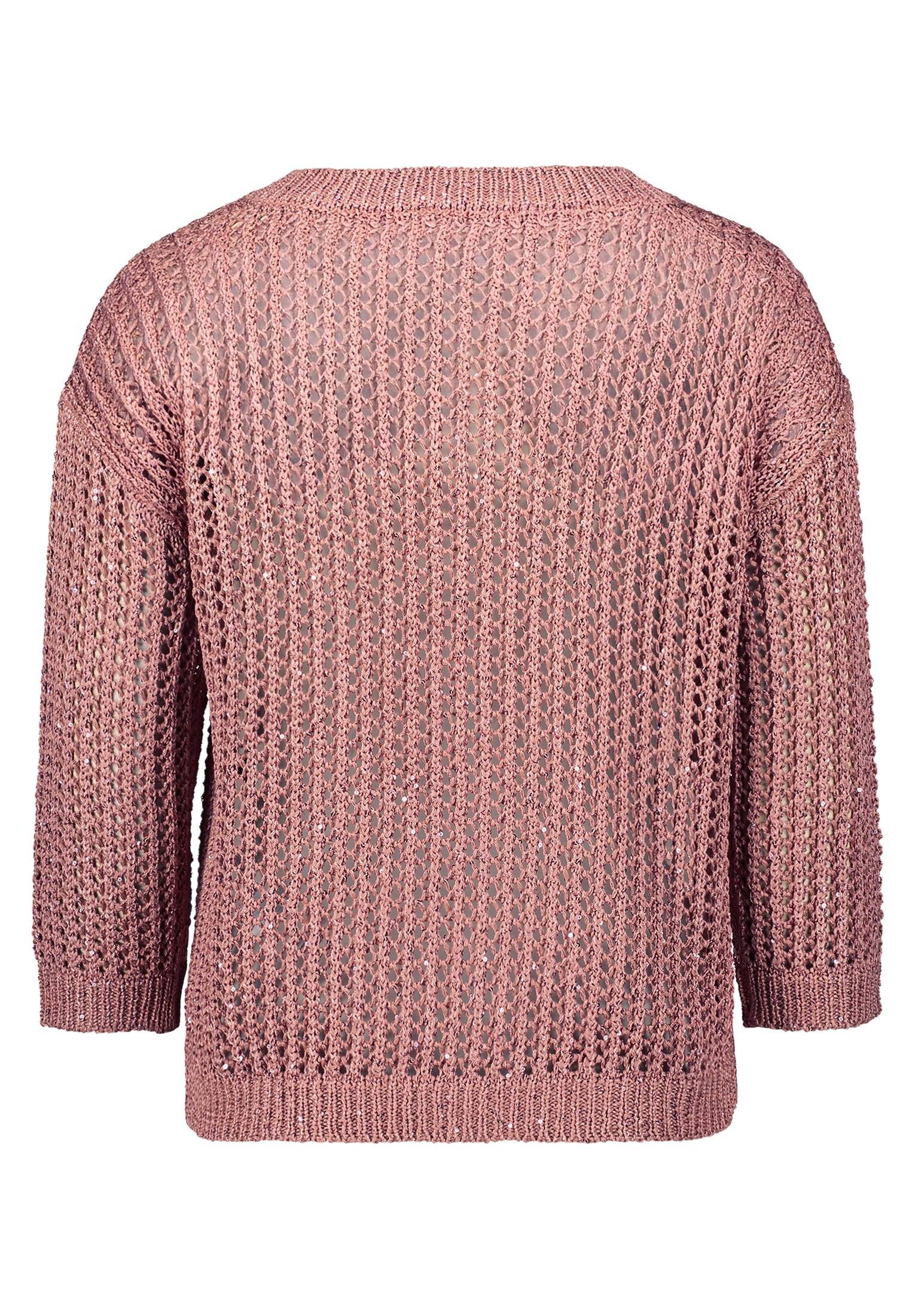 Betty Barclay Rundhalspullover »Lochstrick-Pullover mit Pailletten«
