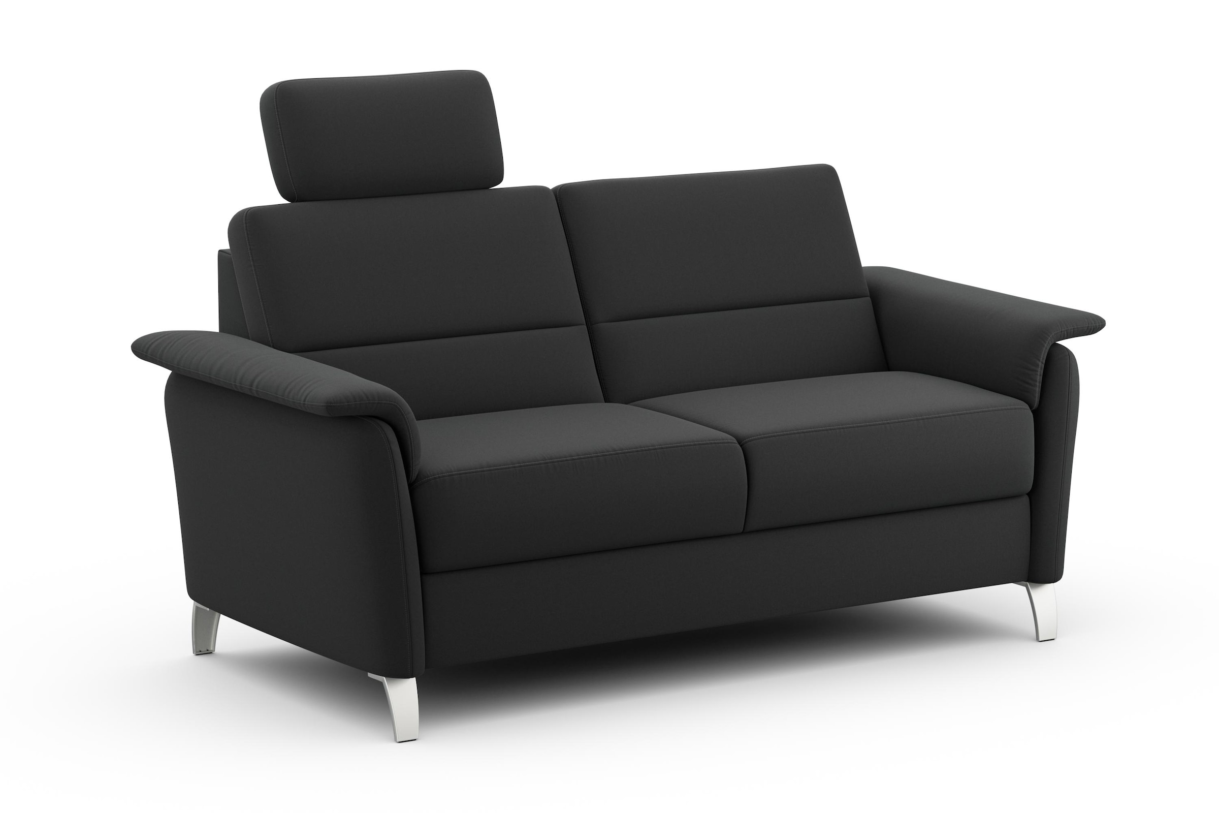 sit&more 2,5-Sitzer »Palmera«, Federkern-Polsterung, Steckvorrichtung für 2 Kopfstützen (optional)