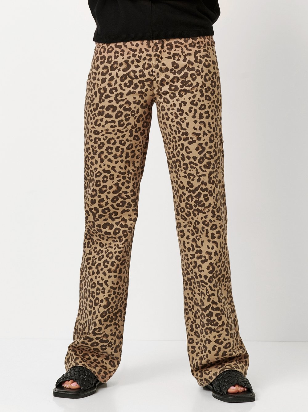 TONI Straight-Jeans »Ella« mit Leo-Print