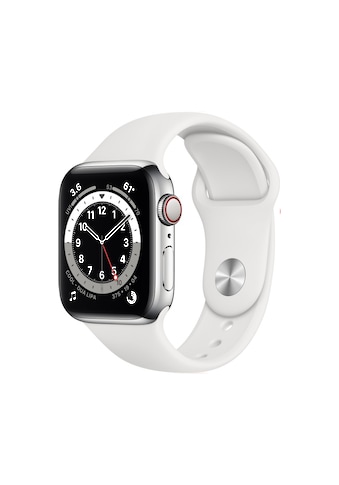 Apple Smartwatch »Series 6, GPS + Cellular, Edelstahl-Gehäuse, 40 mm mit... kaufen