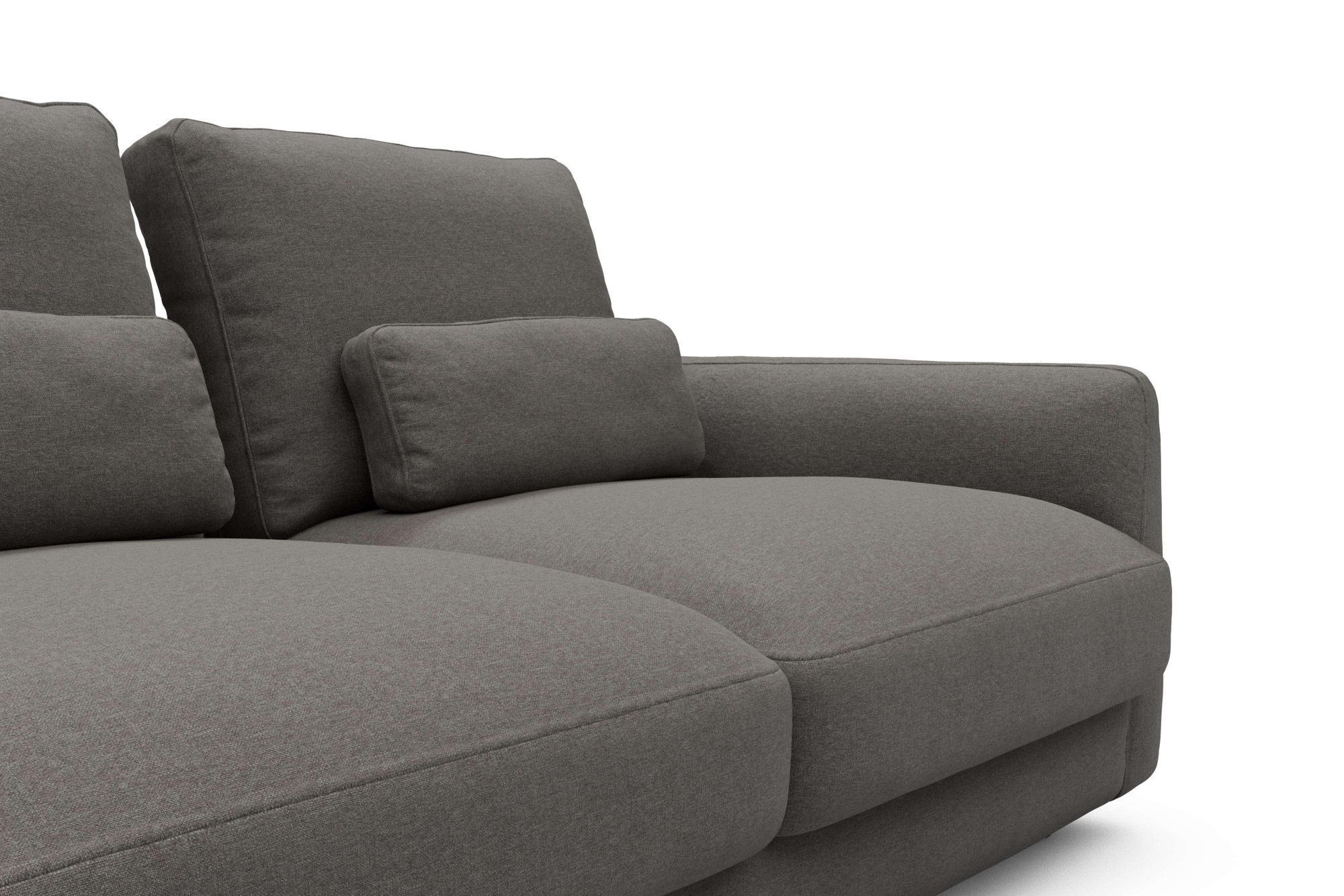 Tenksom Ecksofa »Polsterecke, L-Form, Eckcouch, mit Federkern, inkl. Kissen« legerer Sitzkomfort zum Entspannen und Verweilen