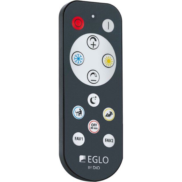 EGLO LED-Deckenleuchte »CALAGRANO« in schwarz aus Stahl / inkl. und inkl. LED  fest integriert - 11,5 Watt und 10 Watt, Durchm. ca. 38 cm online kaufen |  mit 3 Jahren XXL Garantie