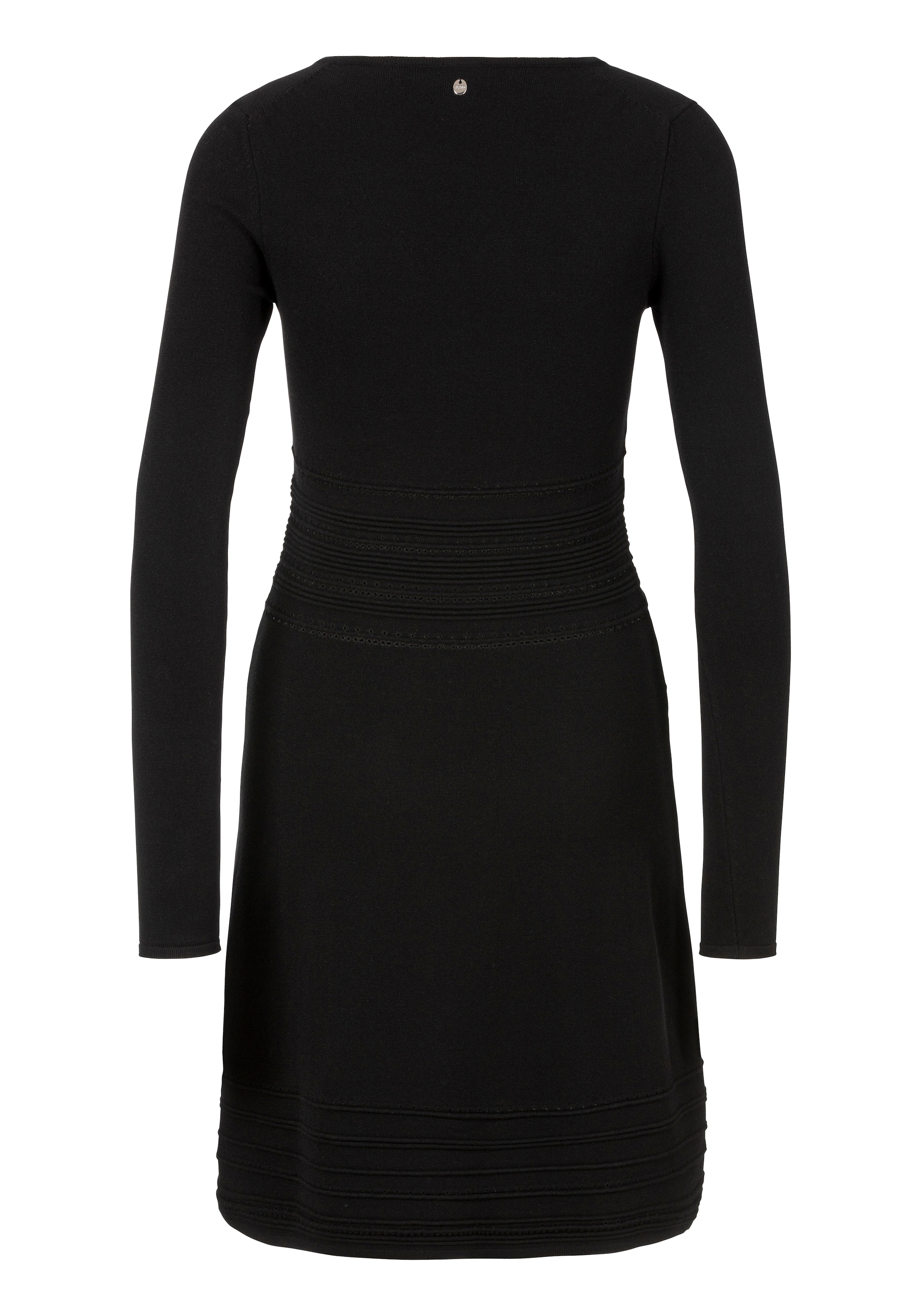 BOSS ORANGE Strickkleid »Fudino Premium Damenmode«, mit Charm mit BOSS Logo