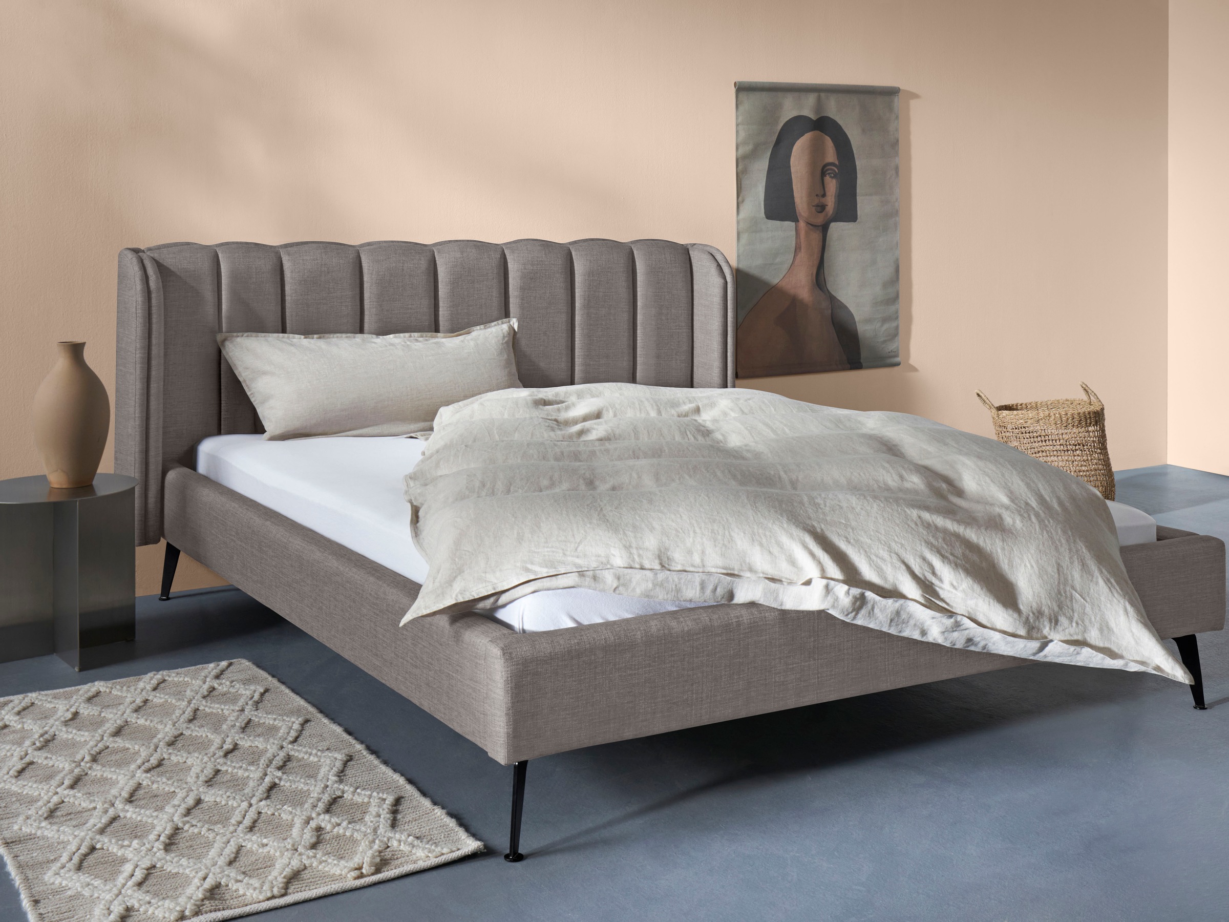 LeGer Home by Lena Gercke Polsterbett »Dorly« auch in Bouclé, in zwei Breiten