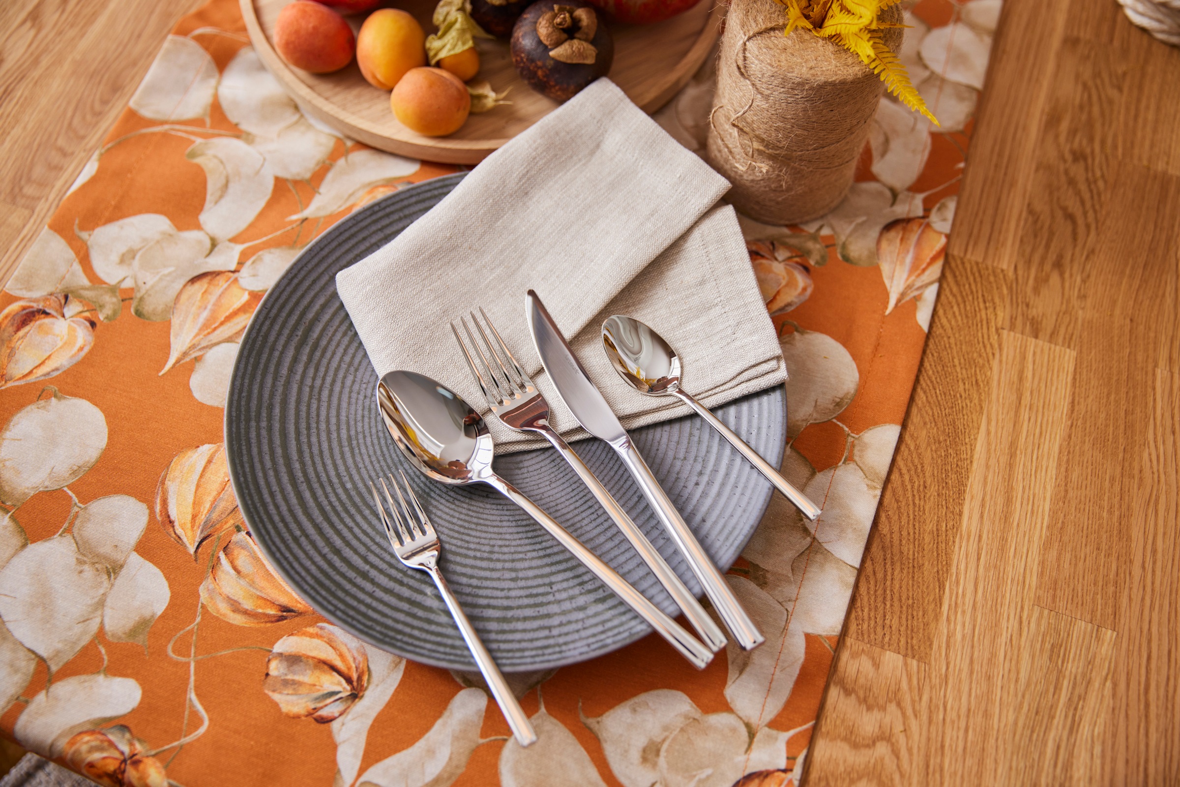 Hanseatic Besteck-Set »SMART, glänzend«, (Set, 60 tlg.), leichtes und minimalistisches Design