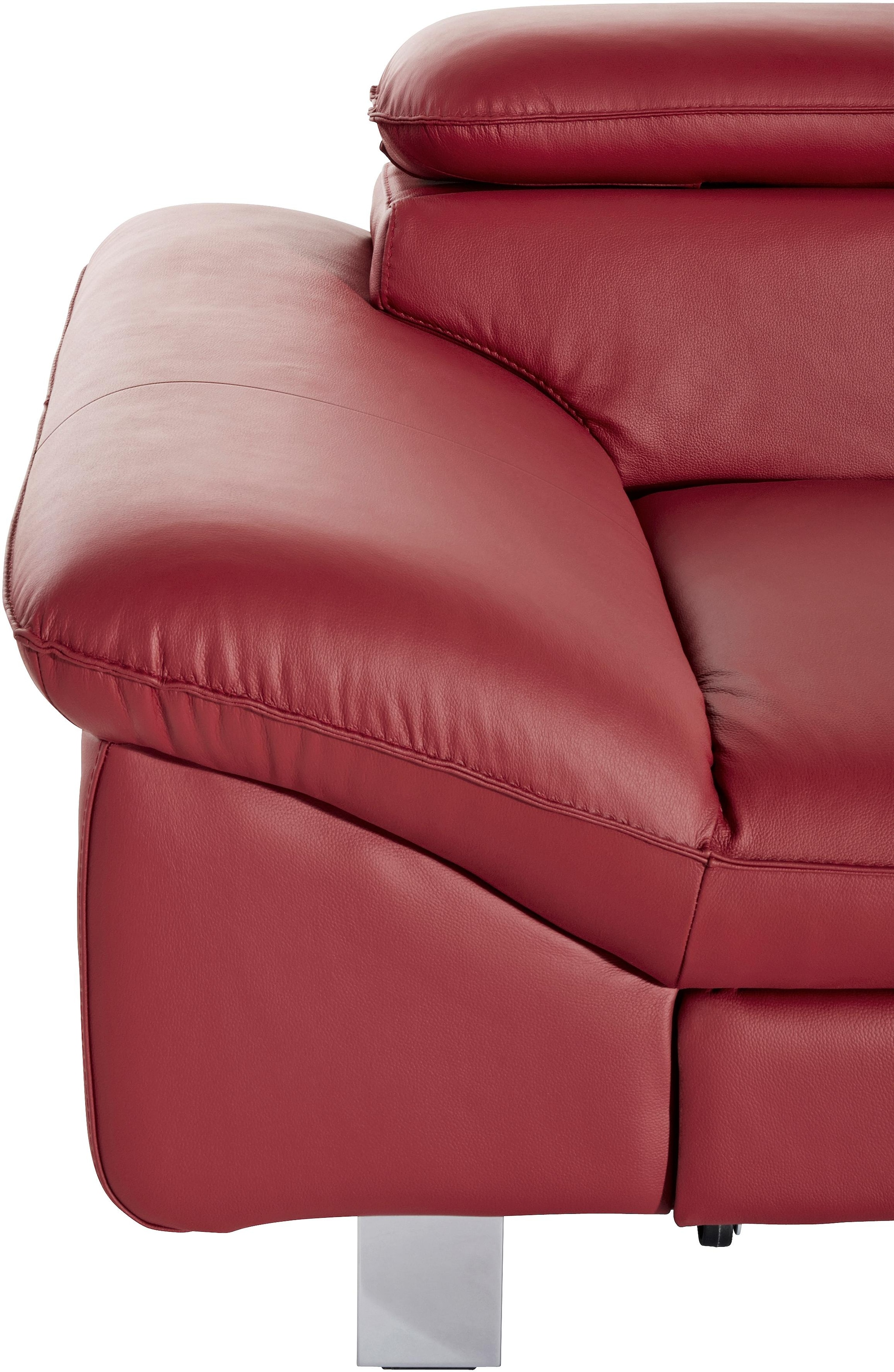 COTTA Ecksofa »Driver L-Form«, mit Kopfteilverstellung, wahlweise mit Bettfunktion & Bettkasten