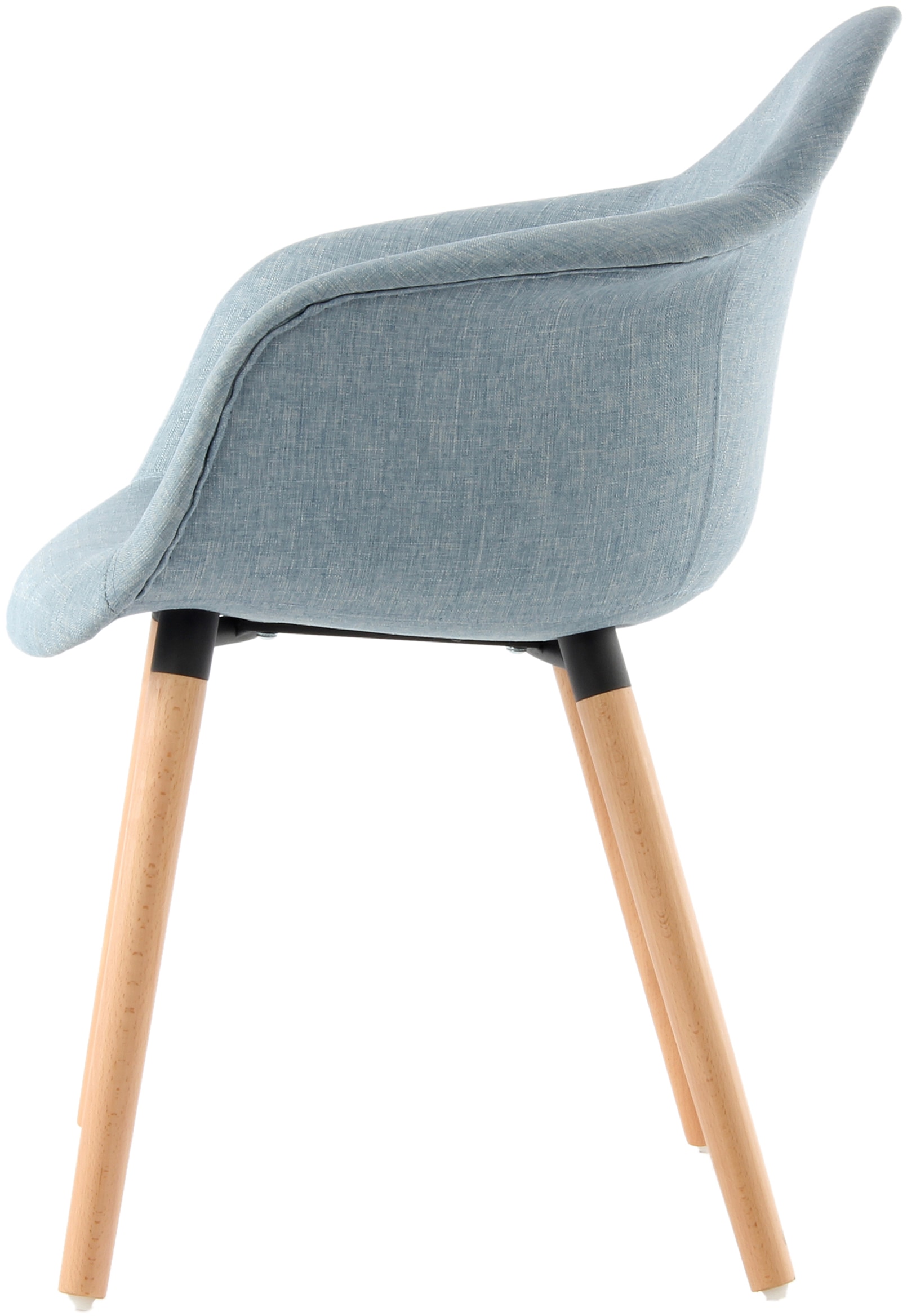 Kayoom Polsterstuhl »Stuhl Winston 325 2er-Set, weiche Sitzfläche aus Schaumstoff«, (Set), 2 St., attraktiv, Holzbeine, weiche Sitzfläche aus Schaumstoff