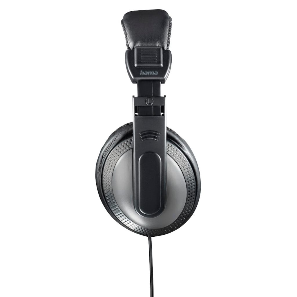Hama Over-Ear-Kopfhörer »Kopfhörer Over-Ear, langes Kabel, 3,5- und 6,35 mm Klinkenstecker«, Geräuschisolierung