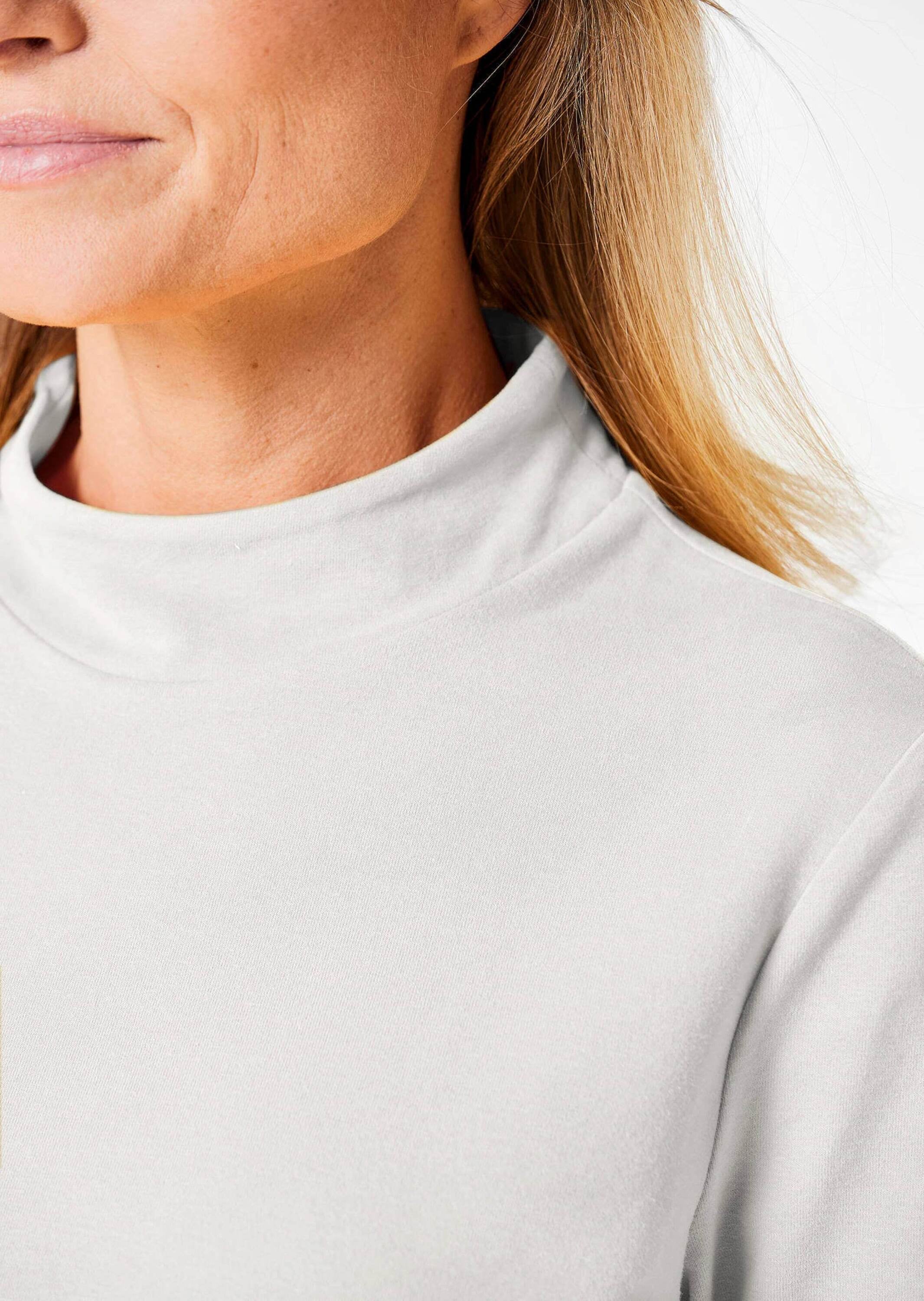 GOLDNER Longpullover »Stehkragenshirt mit Langarm« Ohne