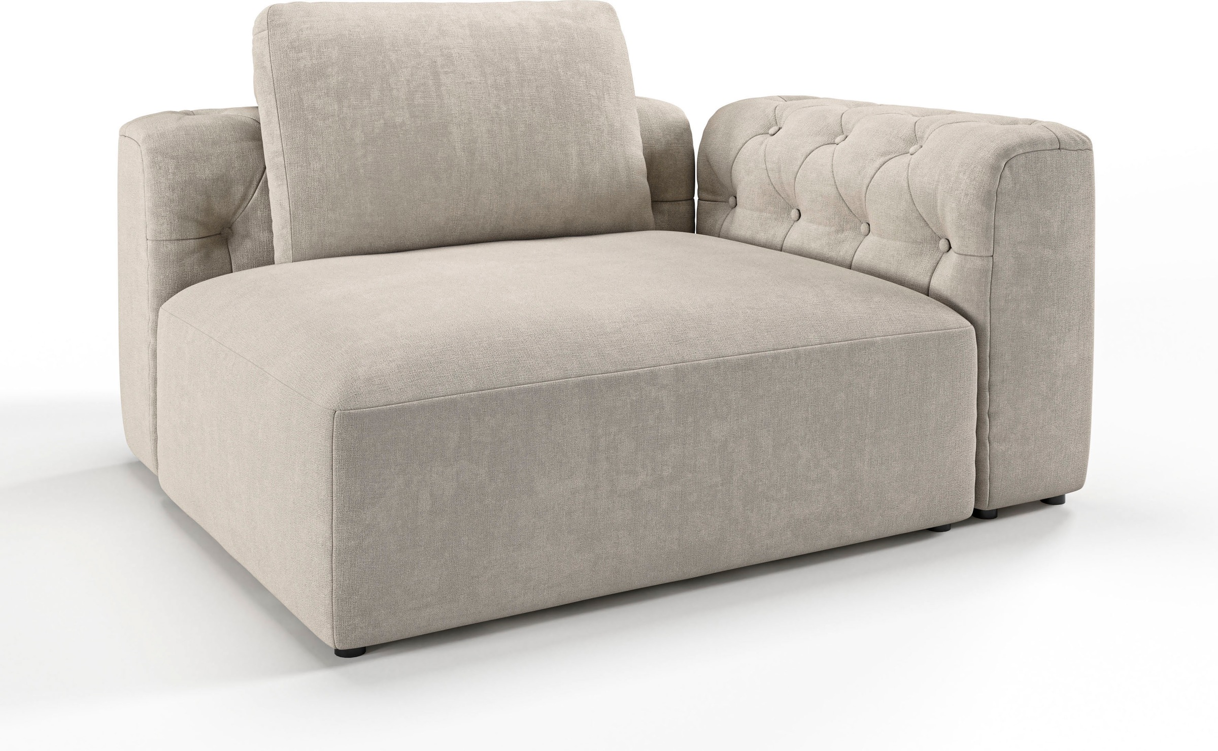 RAUM.ID 1,5-Sitzer »Cushid«, Modul-Eckteil, auch einzeln stellbar, Breite 134 cm