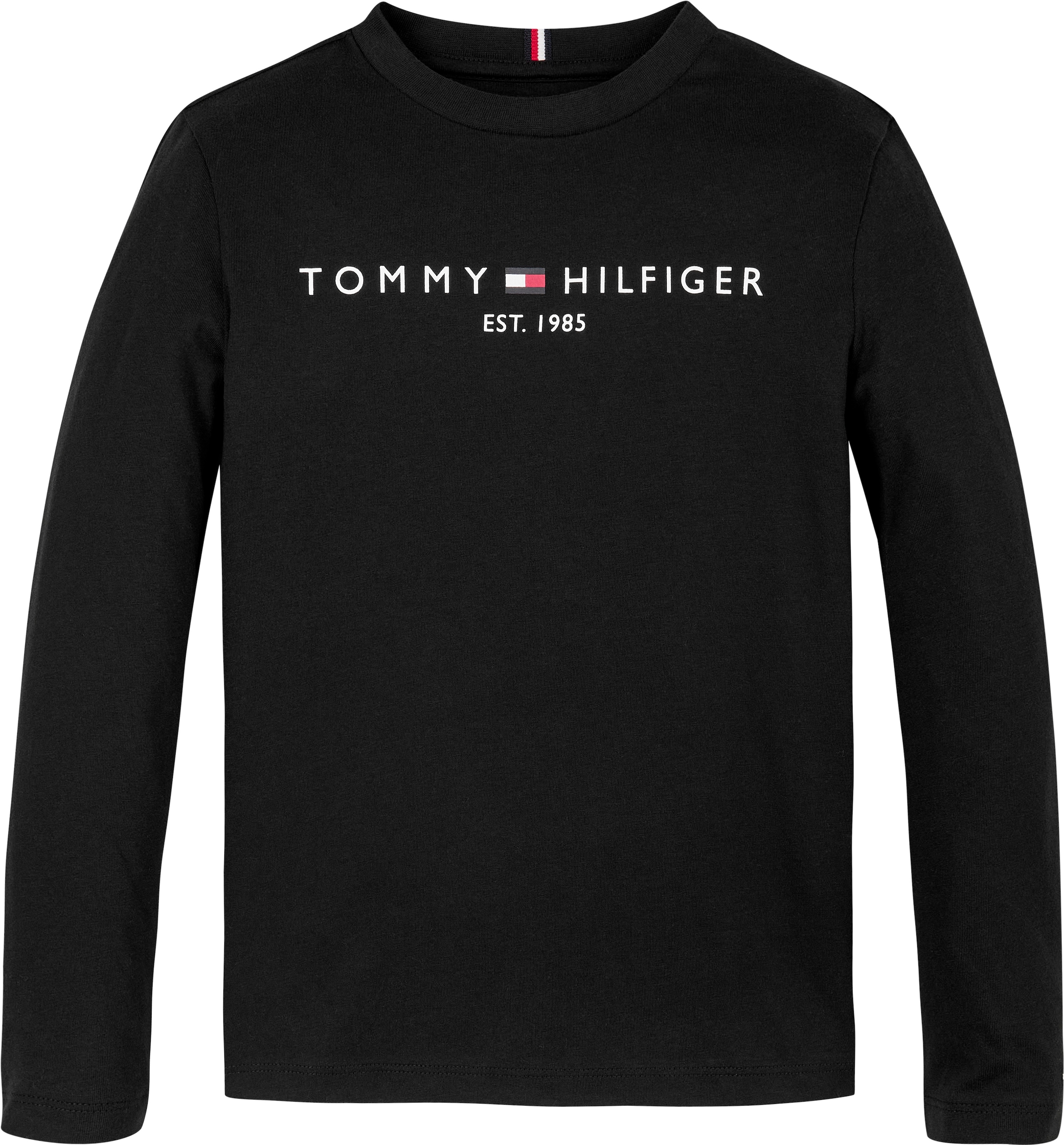 Tommy Hilfiger Langarmshirt »ESSENTIAL TEE L/S«, mit Logoschriftzug