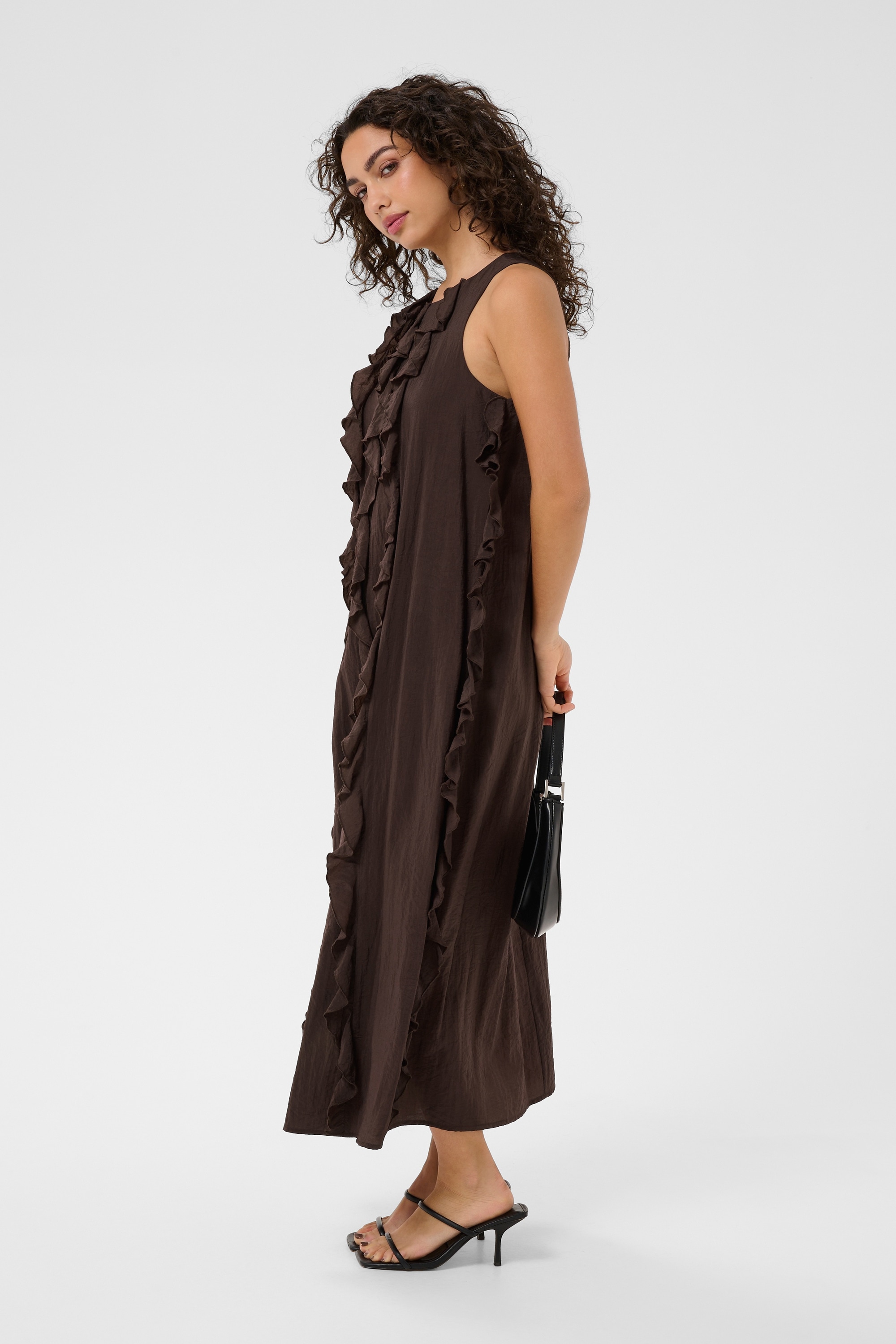 KAFFE Midikleid »Damen Kleid KAines«