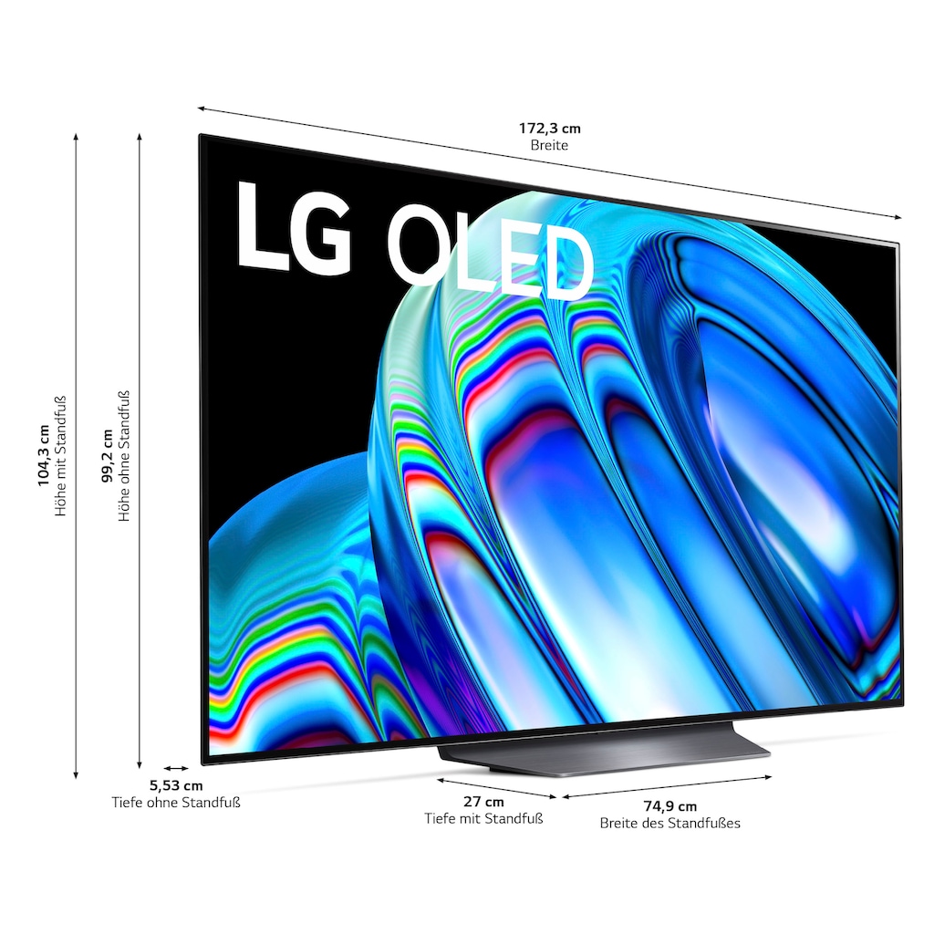 LG OLED-Fernseher »OLED77B23LA«, 195 cm/77 Zoll, 4K Ultra HD, Smart-TV
