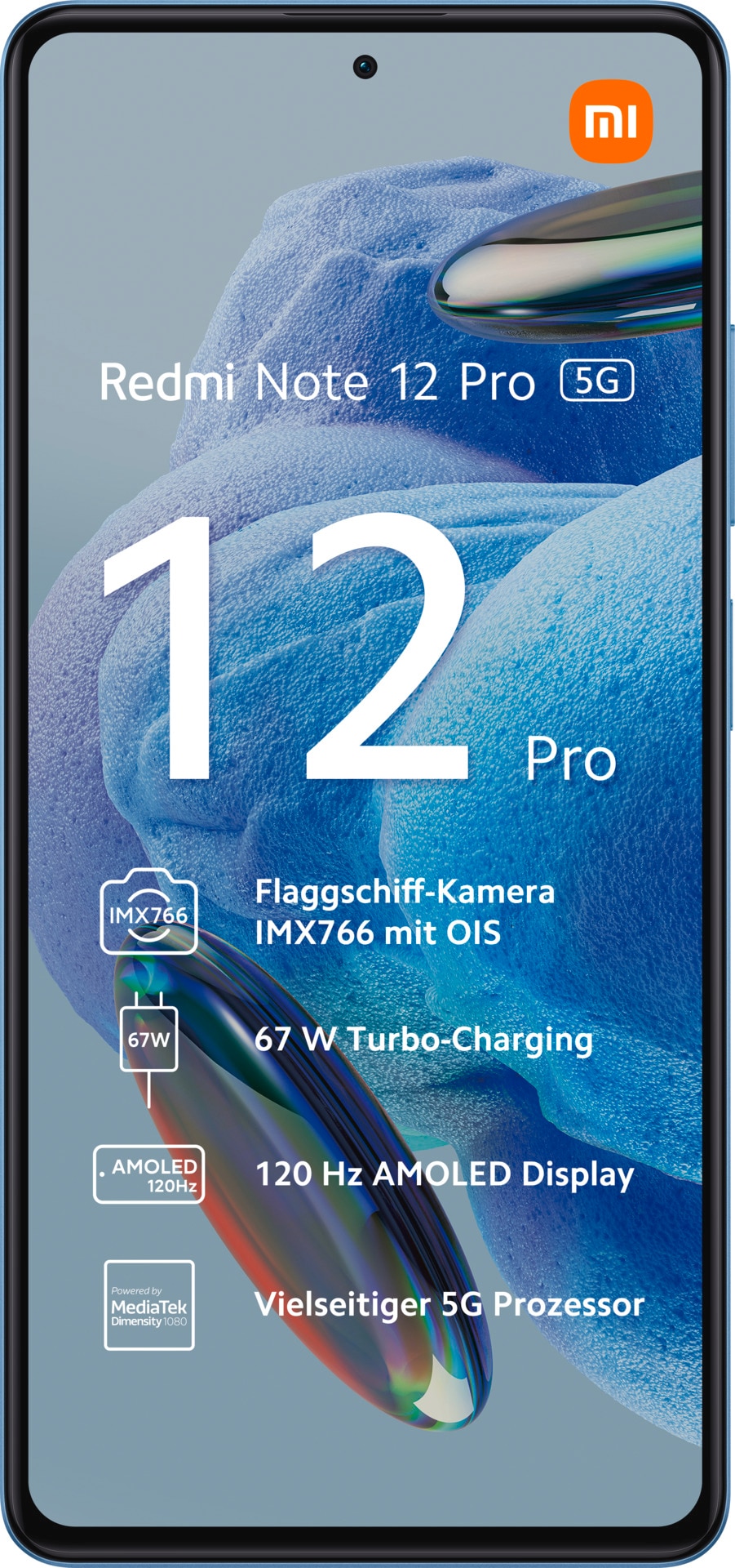 Xiaomi Smartphone »Redmi Note 12 Speicherplatz, | Garantie UNIVERSAL Schwarz, 3 MP cm/6,67 Jahre Pro 128 GB Zoll, 50 ➥ XXL 16,94 6GB+128GB«, 5G Kamera