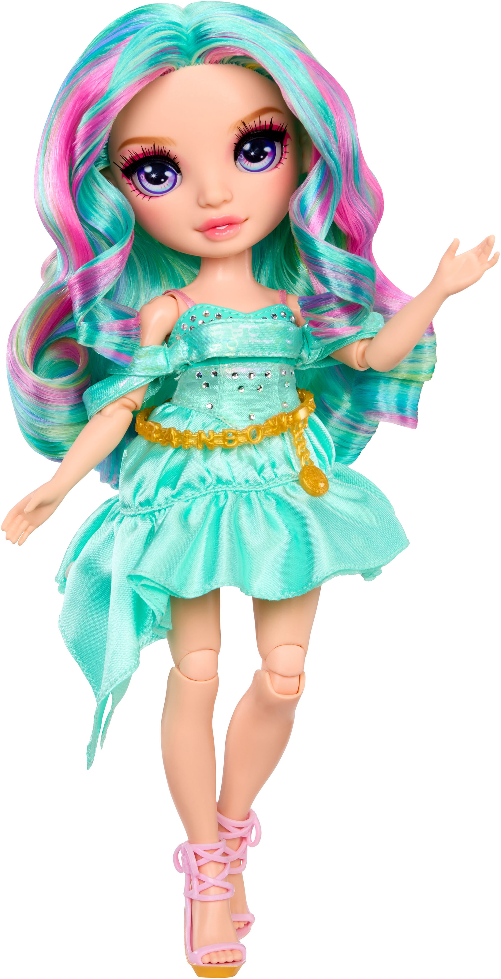 RAINBOW HIGH Anziehpuppe »Rainbow High Be Dazzling Fashion Dolls- Celine Turquoise«