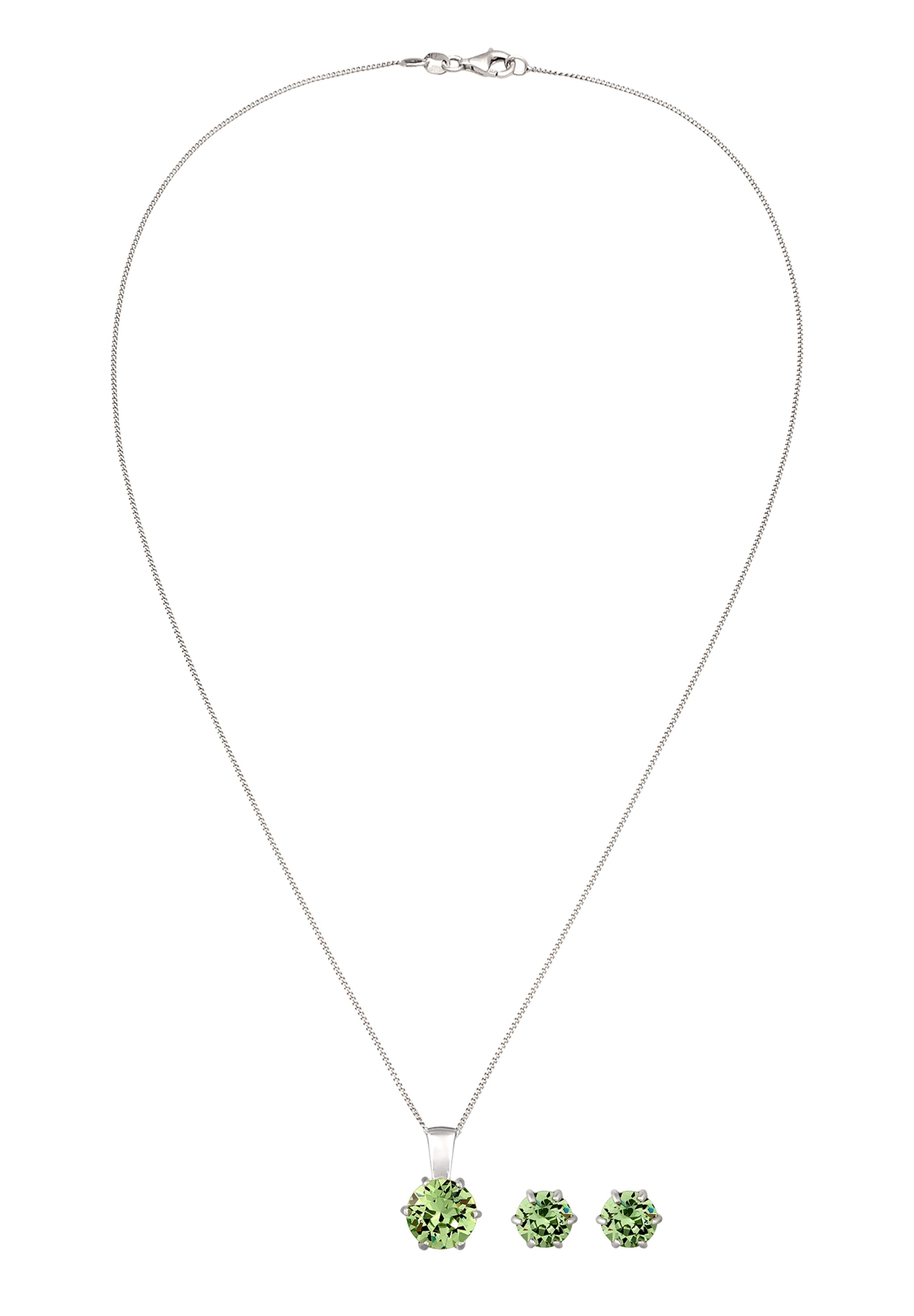 Elli Ohrring und Ketten Set »Schmuckset 925 Sterling Silber, mit Kristallen von Swarovski®« ()