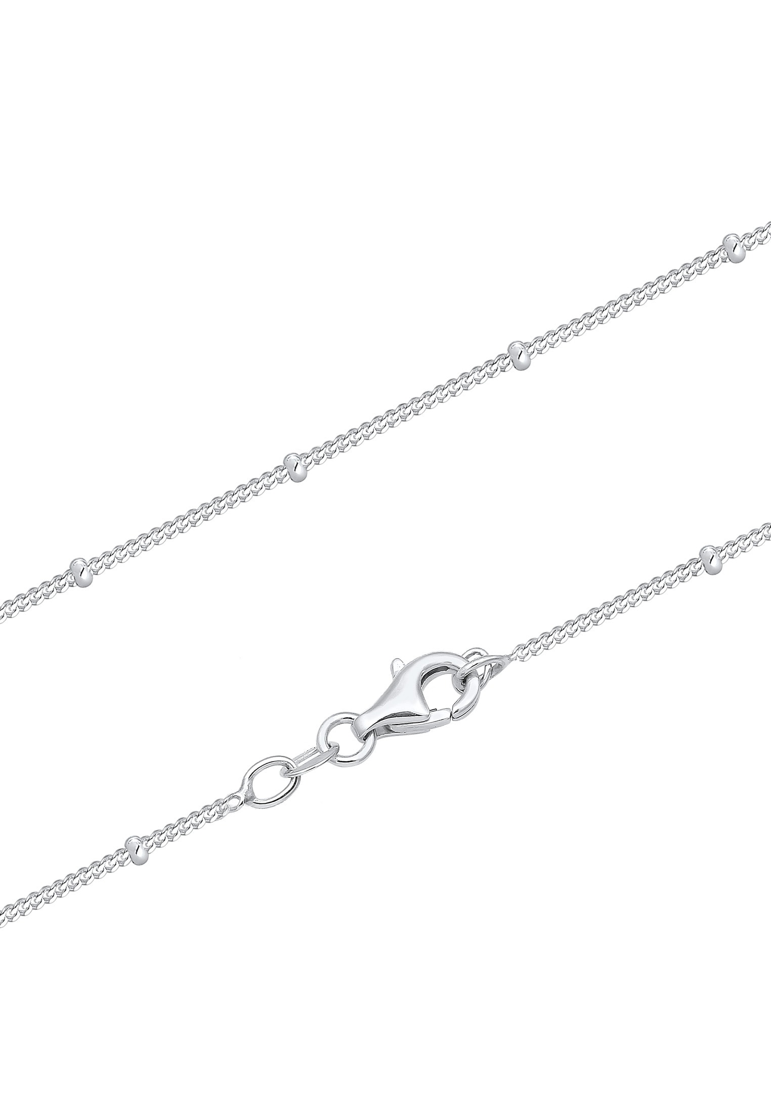 Elli Silberkette »Halskette Kreuz Glas Kristalle 925 Sterling Silber«