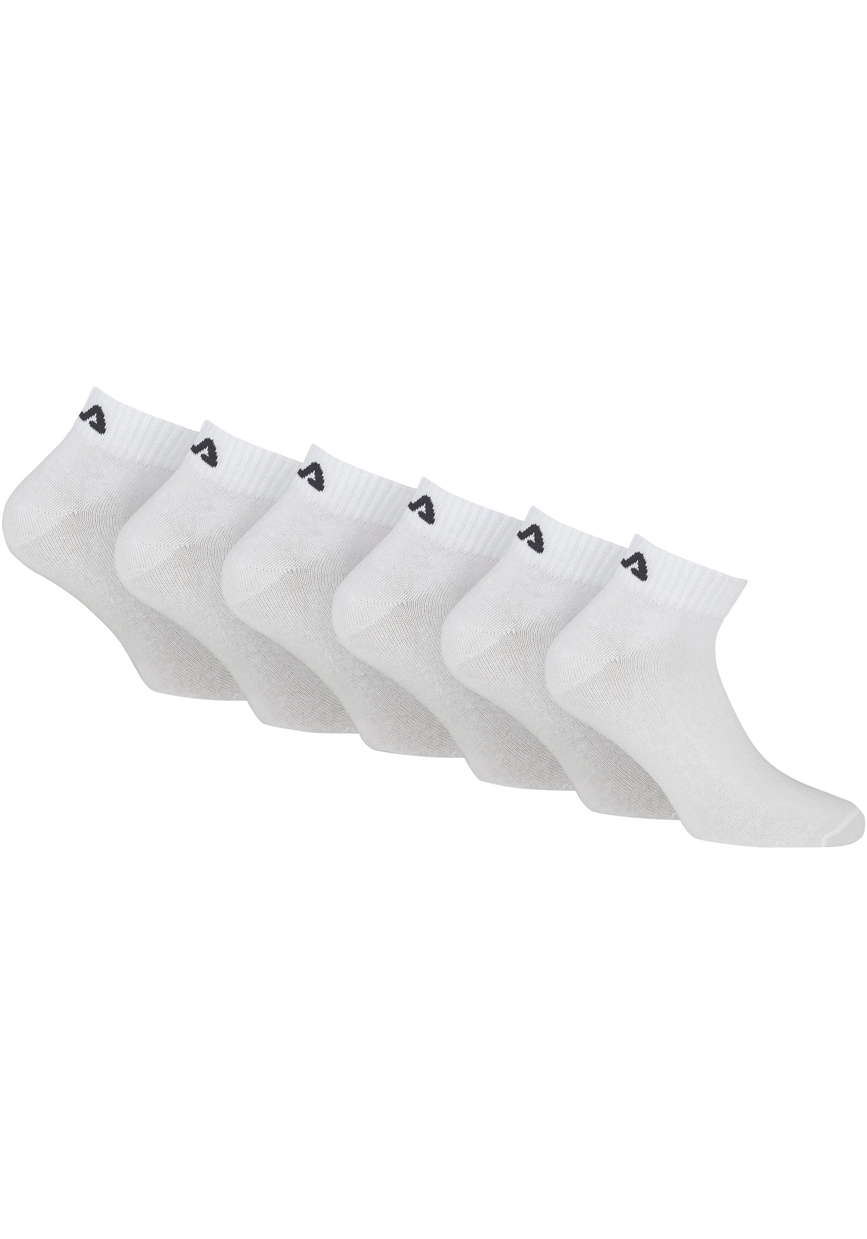 Fila Kurzsocken »UNISEX FITNESS QUARTER SOCKS HALF TERRY«, (6 Paar), mit verstärkter Ferse