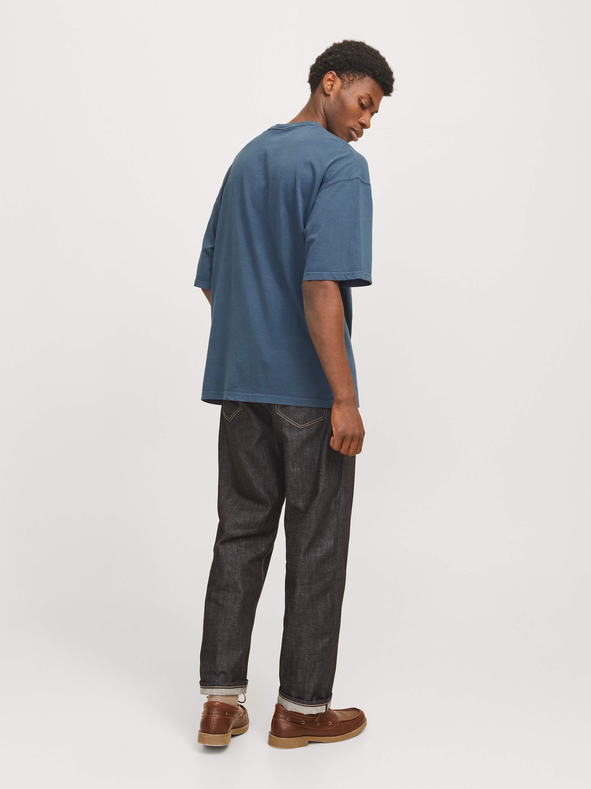 Jack & Jones Rundhalsshirt »JJECHARGE FADED TEE O-NECK NOOS«, mit Rundhalsausschnitt