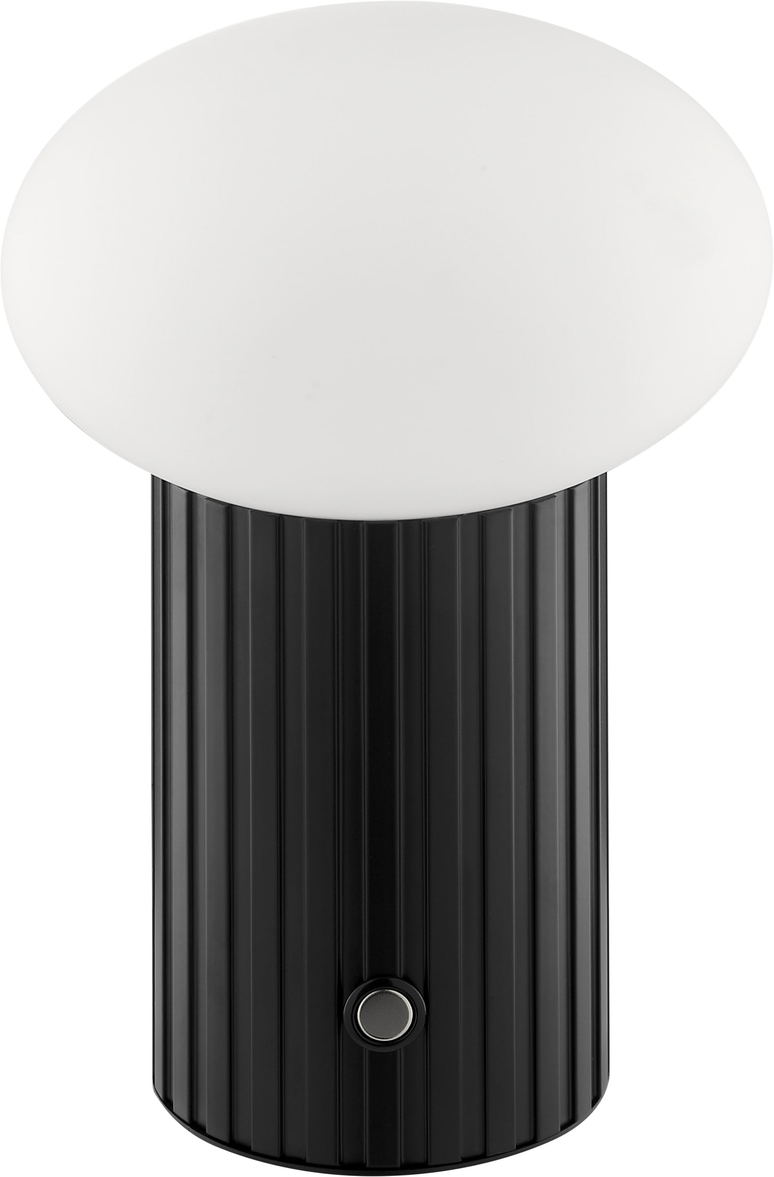 Brilliant LED Tischleuchte »Venti« LED-Modul 1 Stk. Warmweiß Akku-Leuchte, Ø 12 cm, Höhe 18 cm, 250 lm, Wireless charging o. USB