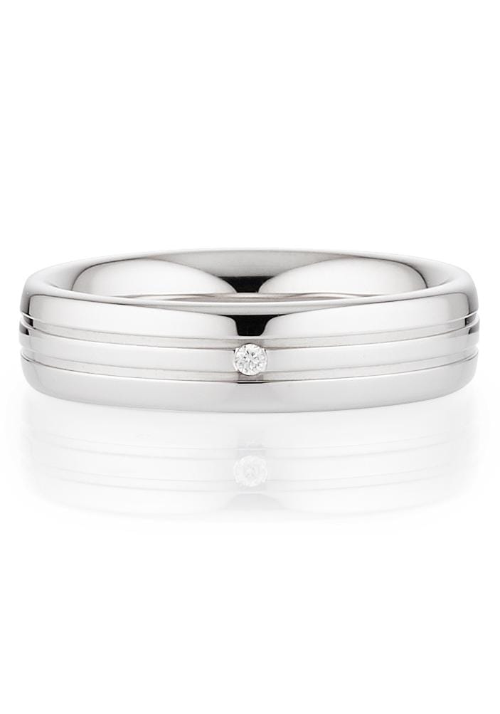 Bruno Banani Trauring »Schmuck Geschenk Ehering Hochzeit Damenring Herrenring«, wahlweise mit oder ohne Brillant, Made in Germany