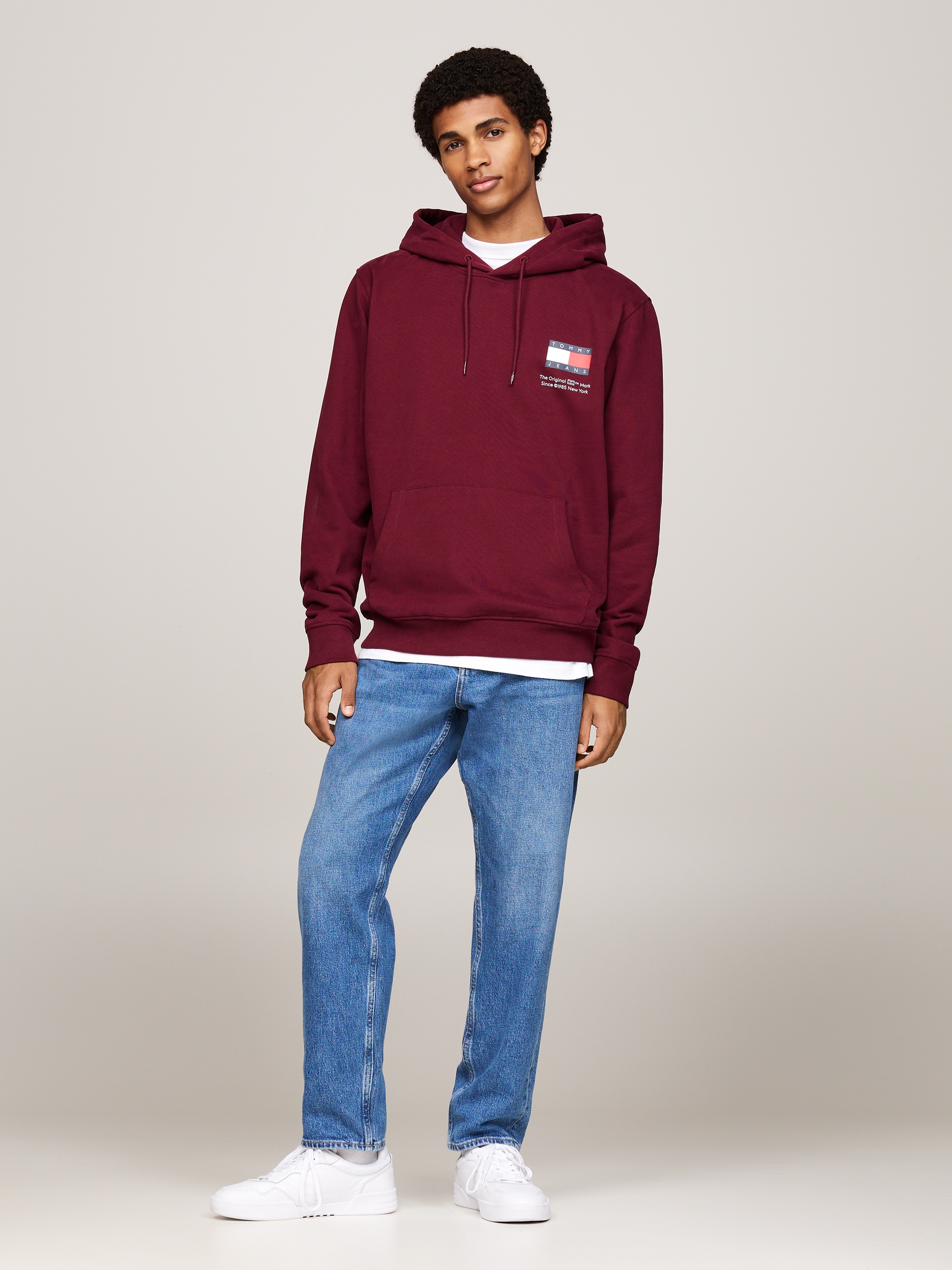Tommy Jeans Plus Kapuzensweatshirt »TJM REG ESSENTIAL FLAG HOOD EXT«, Große Größen