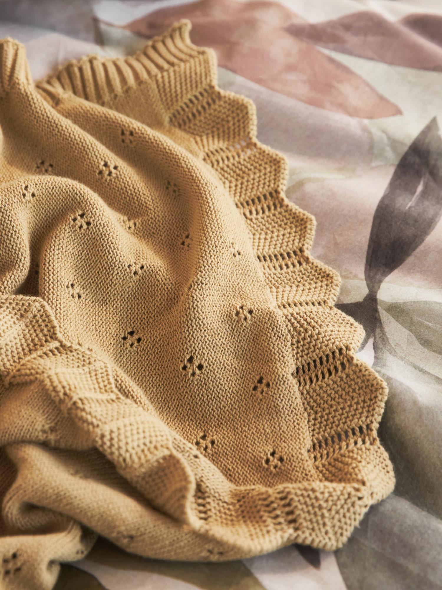 Essenza Überwurf »Plaid Knitted Ajour«