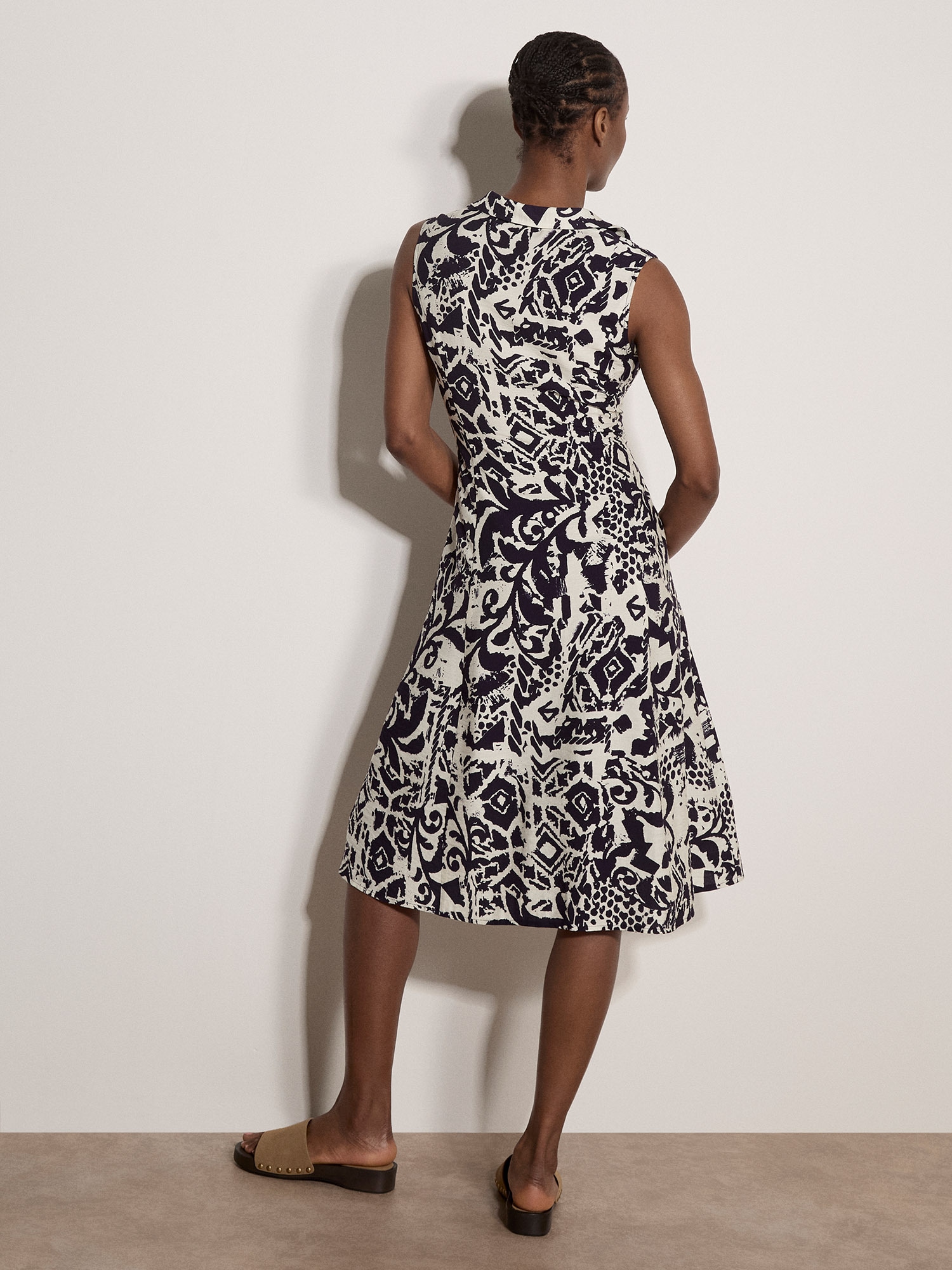 Apricot Midikleid »Midikleid« mit abstraktem Muster