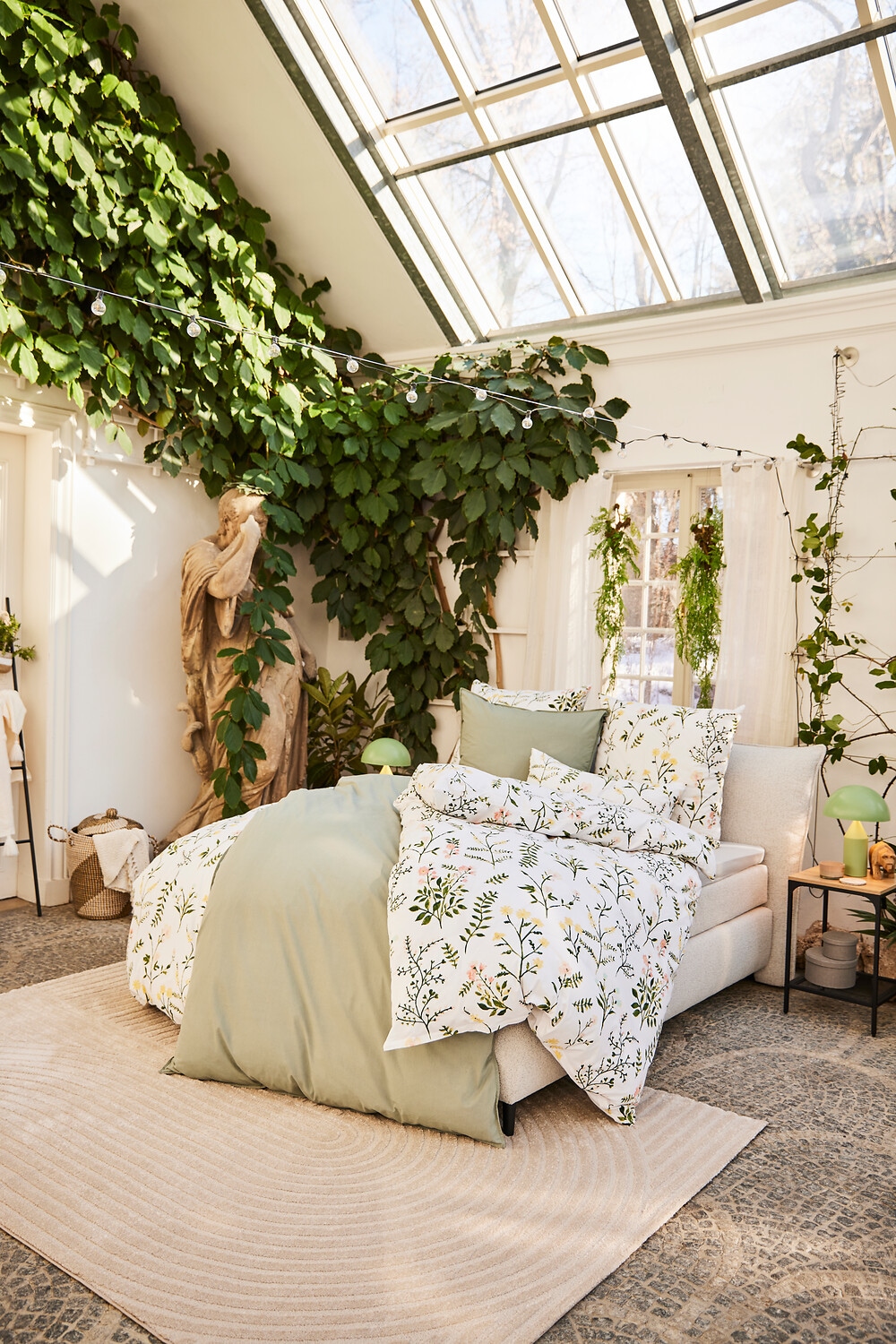 OTTO home Bettwäsche »Claara« 2 mit Blumen Design, skandinavisch, romantische Bettwäsche