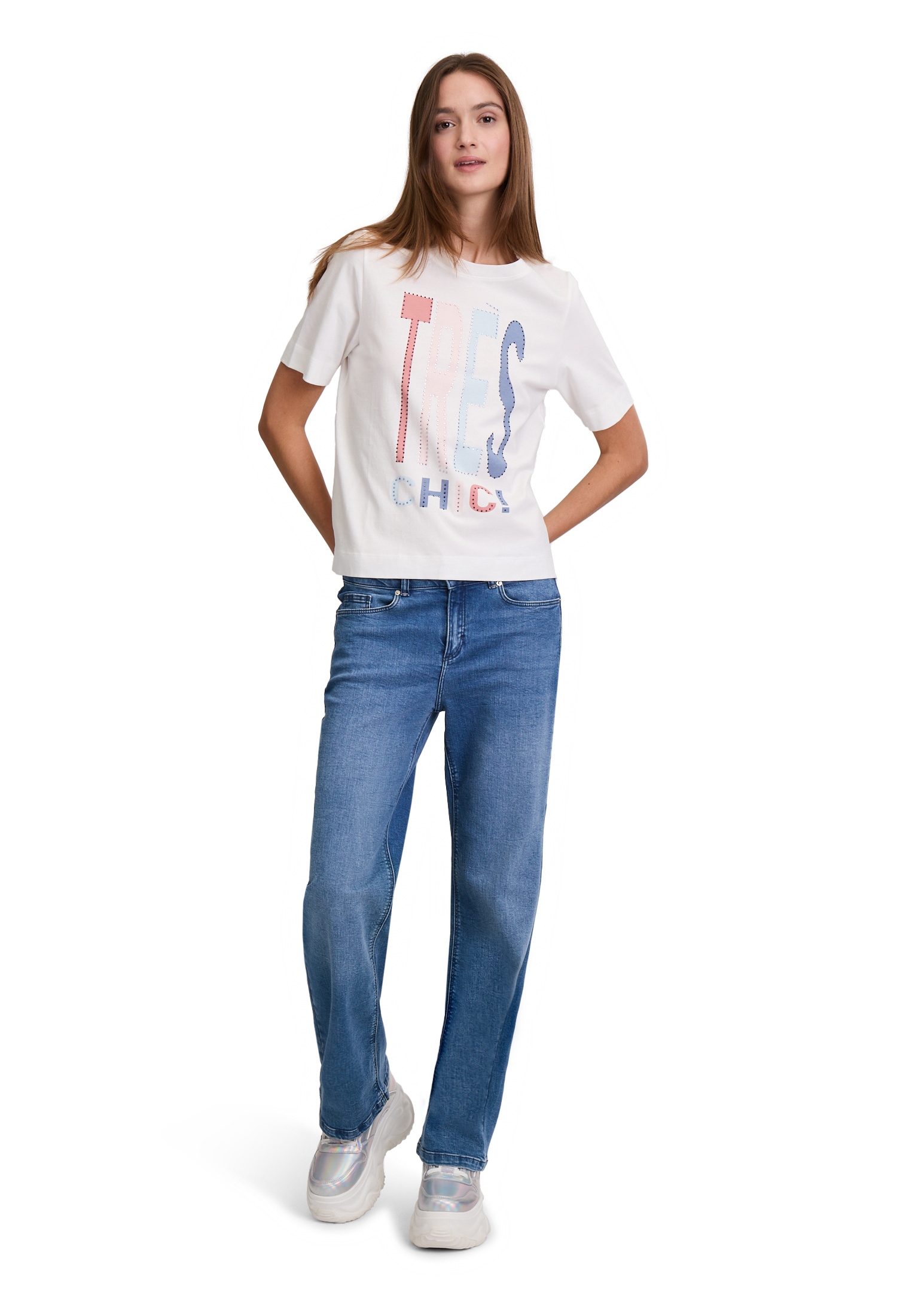 Cartoon T-Shirt »Printshirt mit Rundhalsausschnitt«