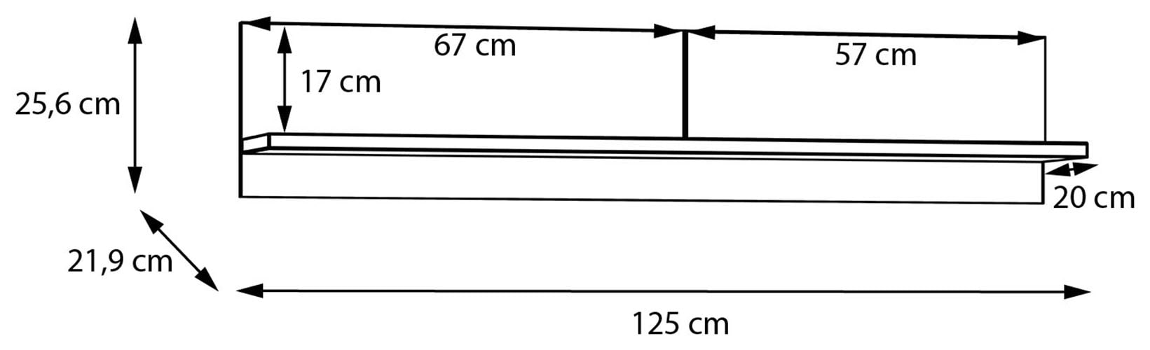 FORTE Wandboard »Saitama«