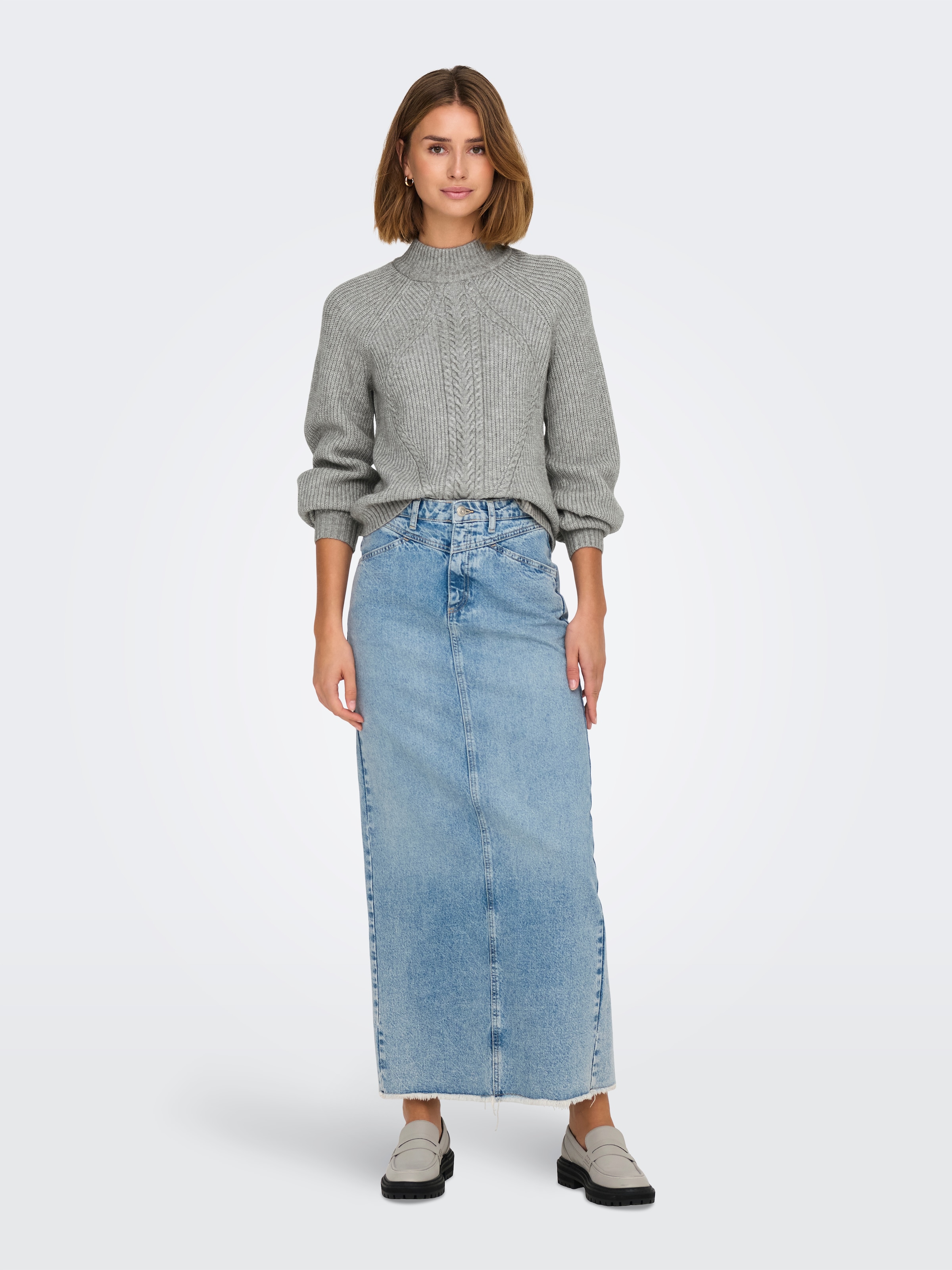 ONLY Stehkragenpullover »ONLKATIA LS DETAIL HIGHNECK CC KNT«