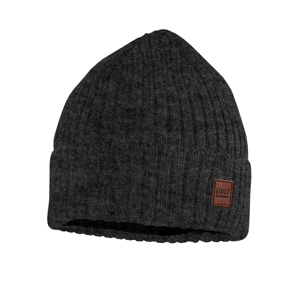 MAXIMO Strickmütze Wolle, gefüttert, breiter Umschlag