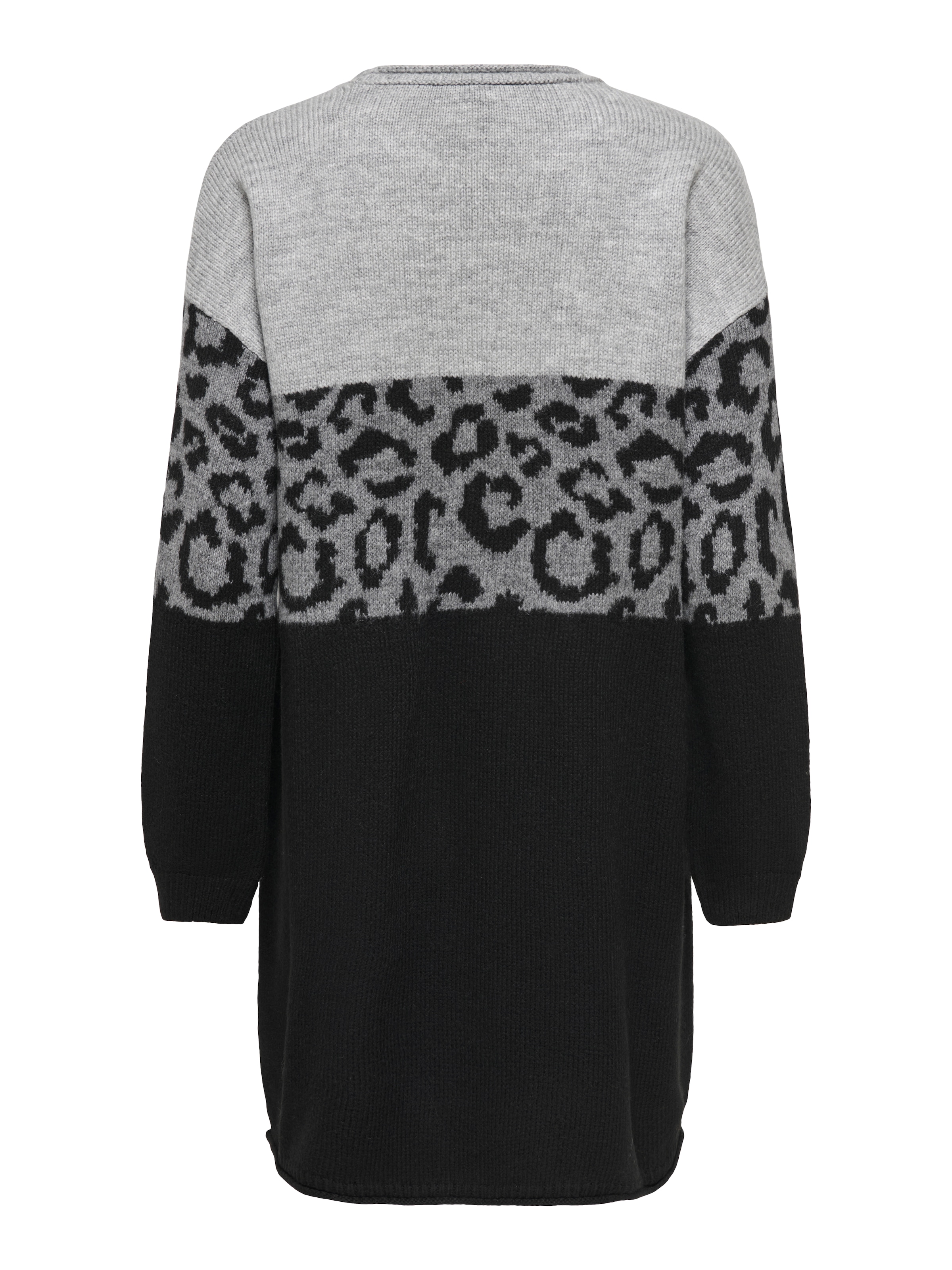 ONLY Strickkleid »ONLJADE PATTERN LS O-NECK DRESS RP KNT« Kunstfaser, regular fit