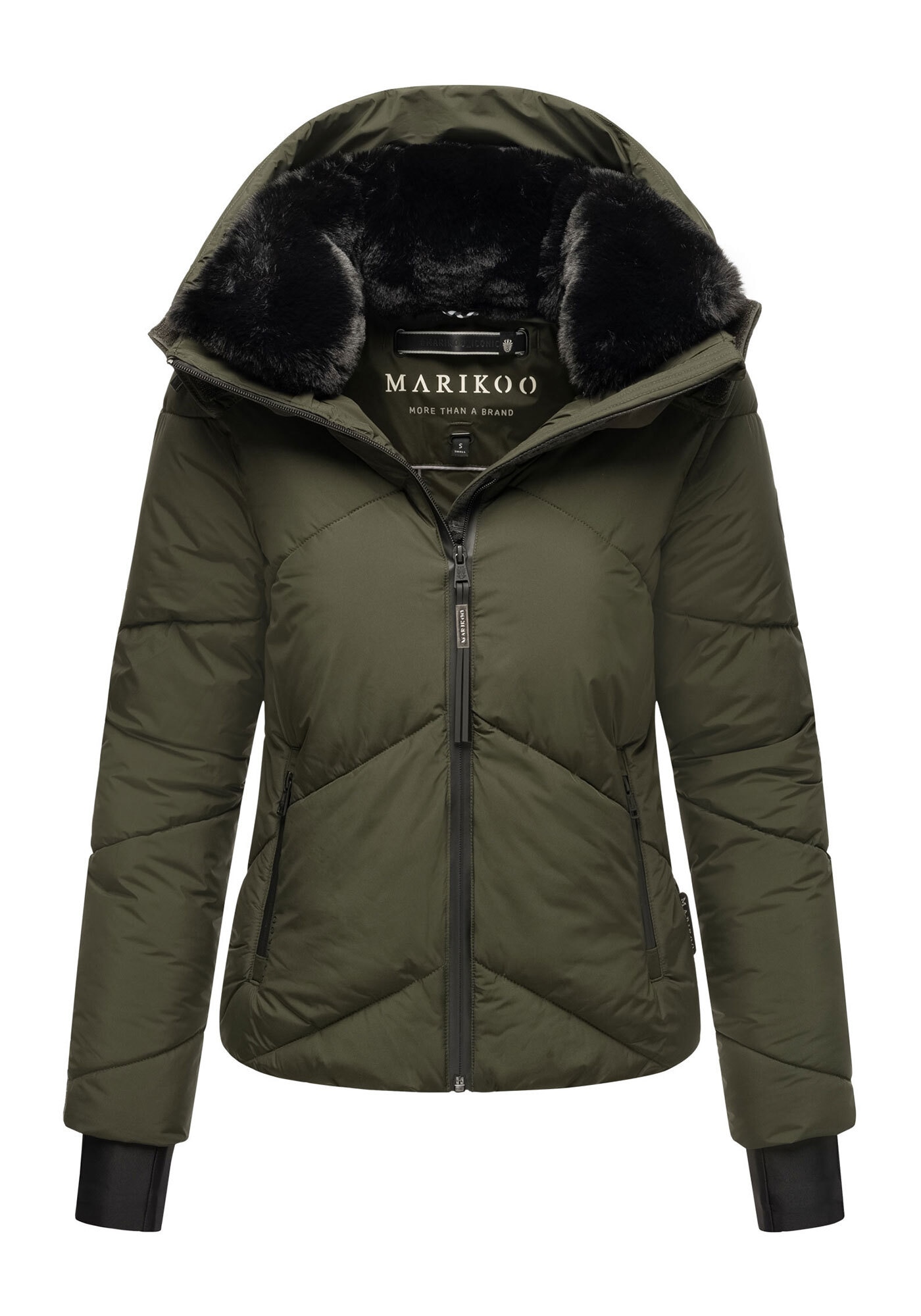 Marikoo Winterjacke »Marikoo Simaraa kurze Damen Winter Steppjacke N007«