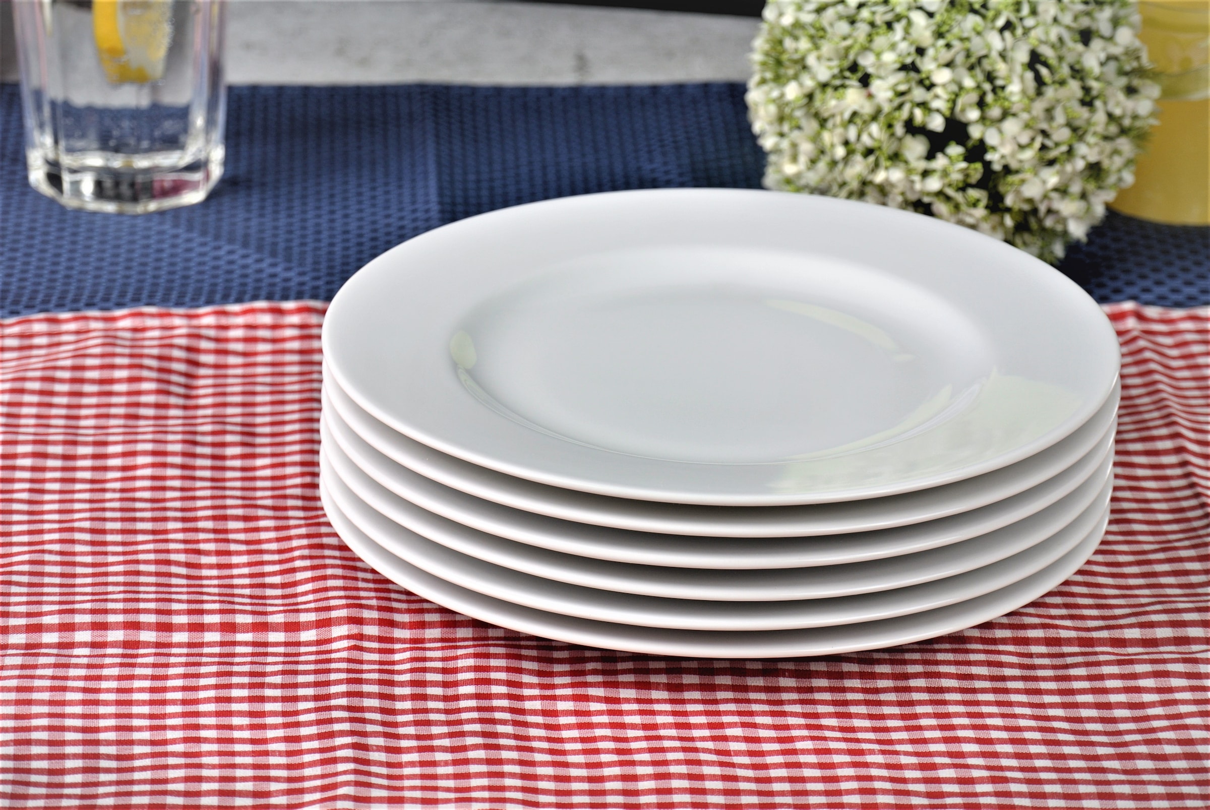 Retsch Arzberg Frühstücksteller »HEIKE WEISS, Dessert- & Kuchenteller 19 cm, Set 6-tlg, Porzellan« klassisch runder Frühstücksteller für jeden Anlass, spülmaschinenfest