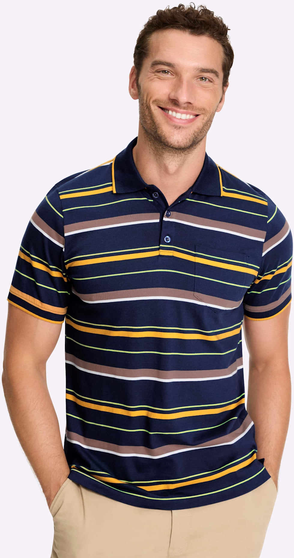 Marco Donati Kurzarmshirt »Kurzarm-Poloshirt« 1 tlg.