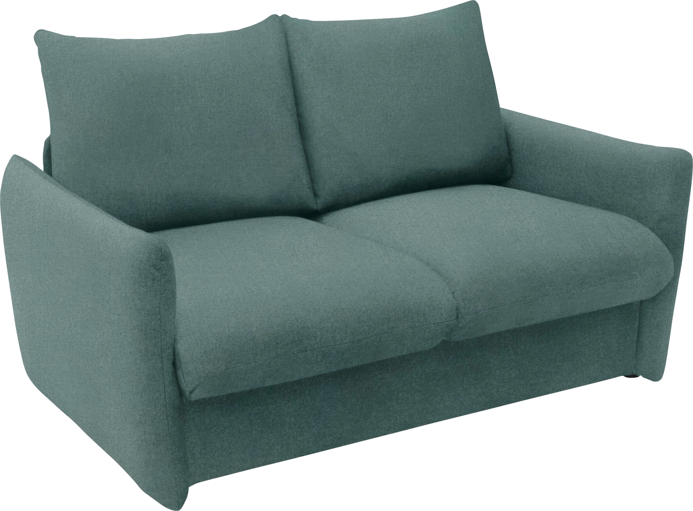 DOMO collection Schlafsofa »700023 Schlaffunktion, Federkern, 2-Sitzer, stabile Liegefläche«, Sitzflächen einzeln ausklappbar zum Schlafen, Relaxen und Entspannen
