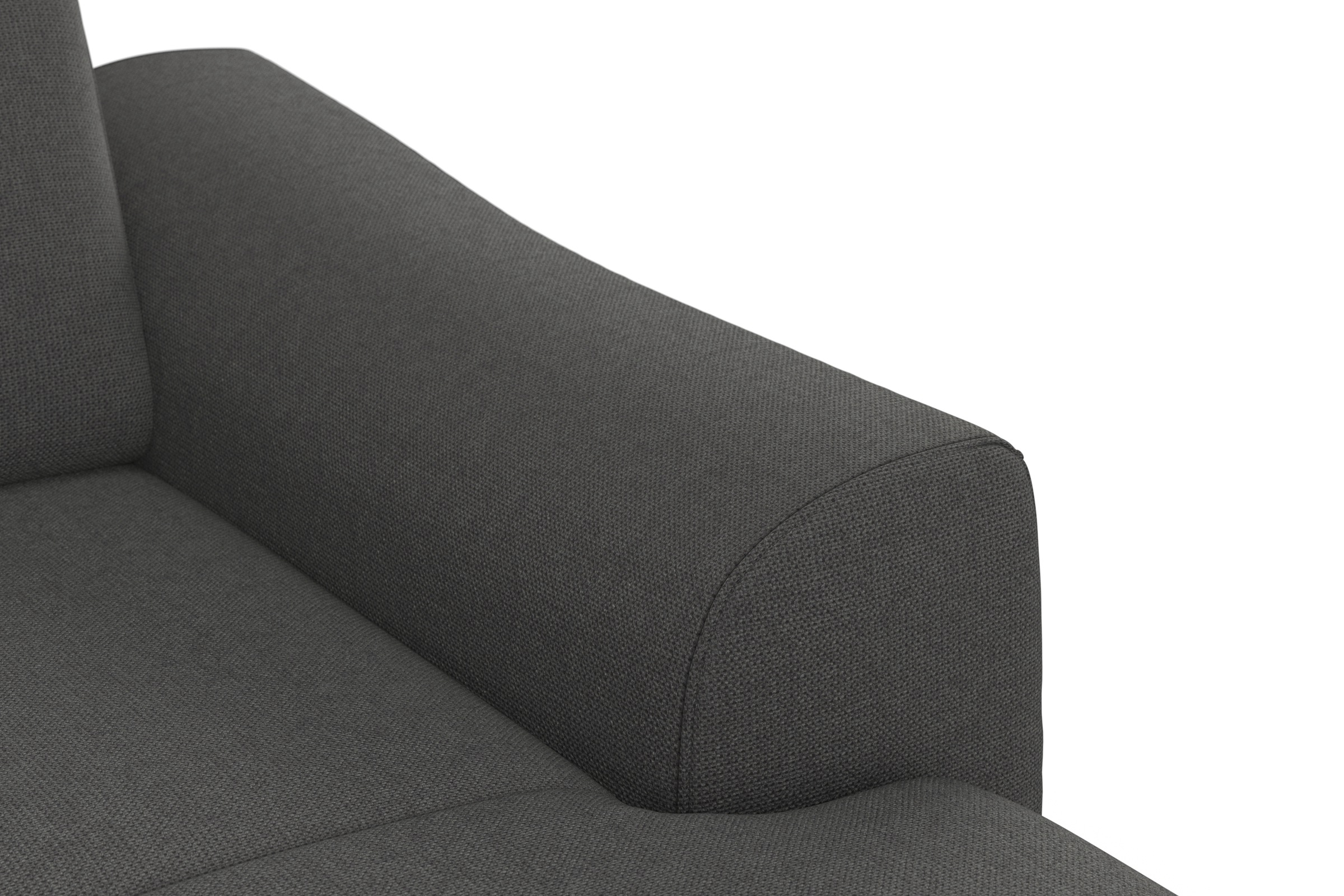 sit&more Wohnlandschaft »Dundee U-Form«, mit Federkern und Massivholzfüßen, wahlweise mit Kopfteilverstellung
