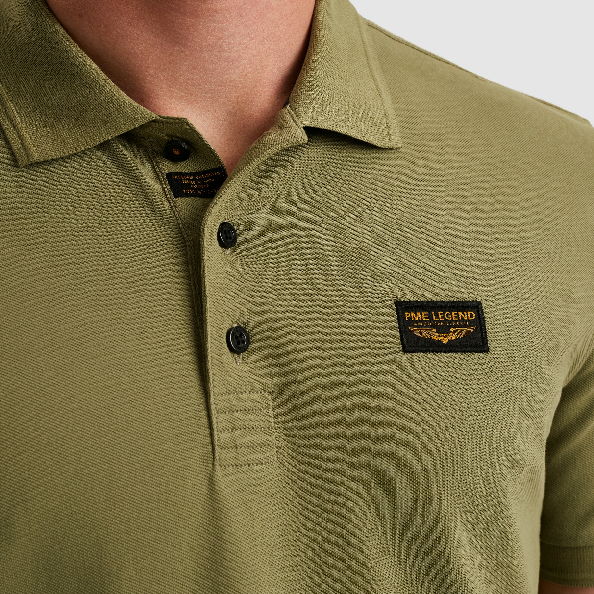 PME LEGEND Poloshirt mit Logostickerei
