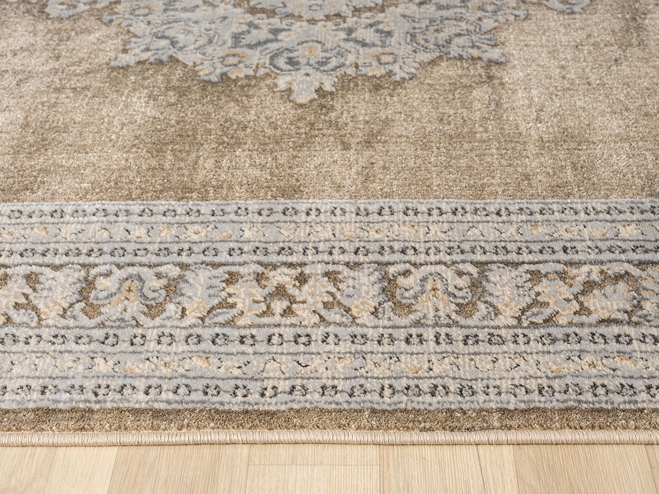 OTTO home Teppich »Banli« rechteckig 9 mm Höhe dezenter Glanz, Schrumpf-Garn-Effekt, Vintage-Look, Orient-Optik