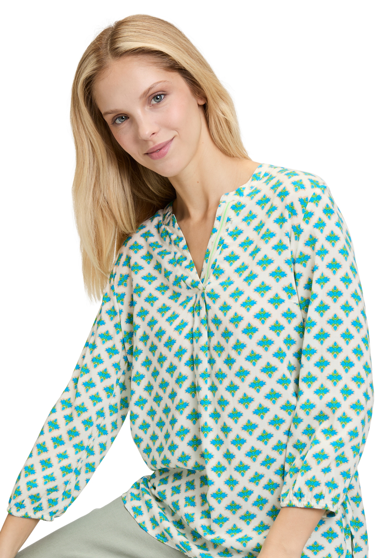 Cartoon Klassische Bluse »Blusenshirt mit Muster«