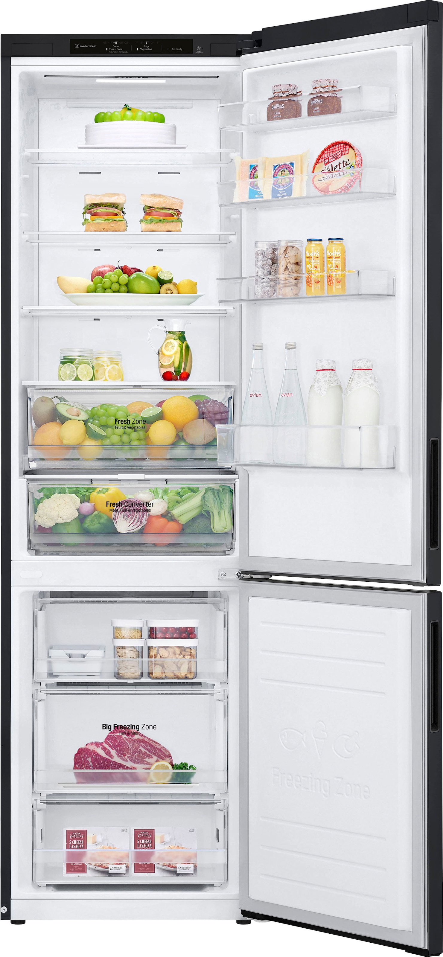 LG Kühl-/Gefrierkombination »GBP62PZNCC«, GBP62MCNCC1, 203 cm hoch, 59,5 cm breit