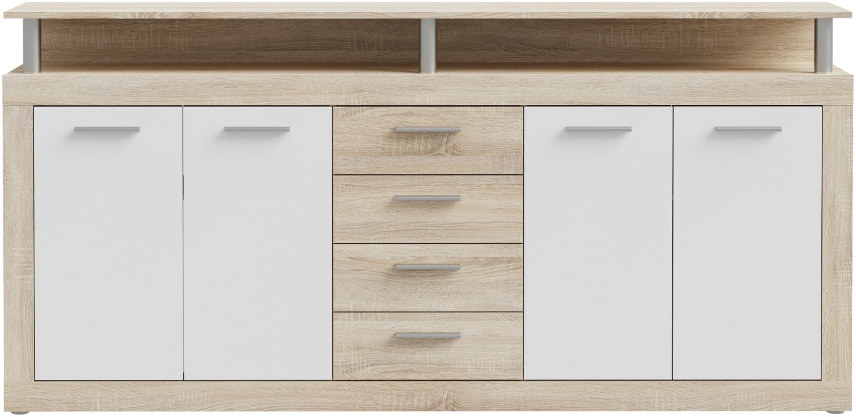 FORTE Sideboard, B/H/T 197,5/94,4/36,3 cm, viel Stauraum