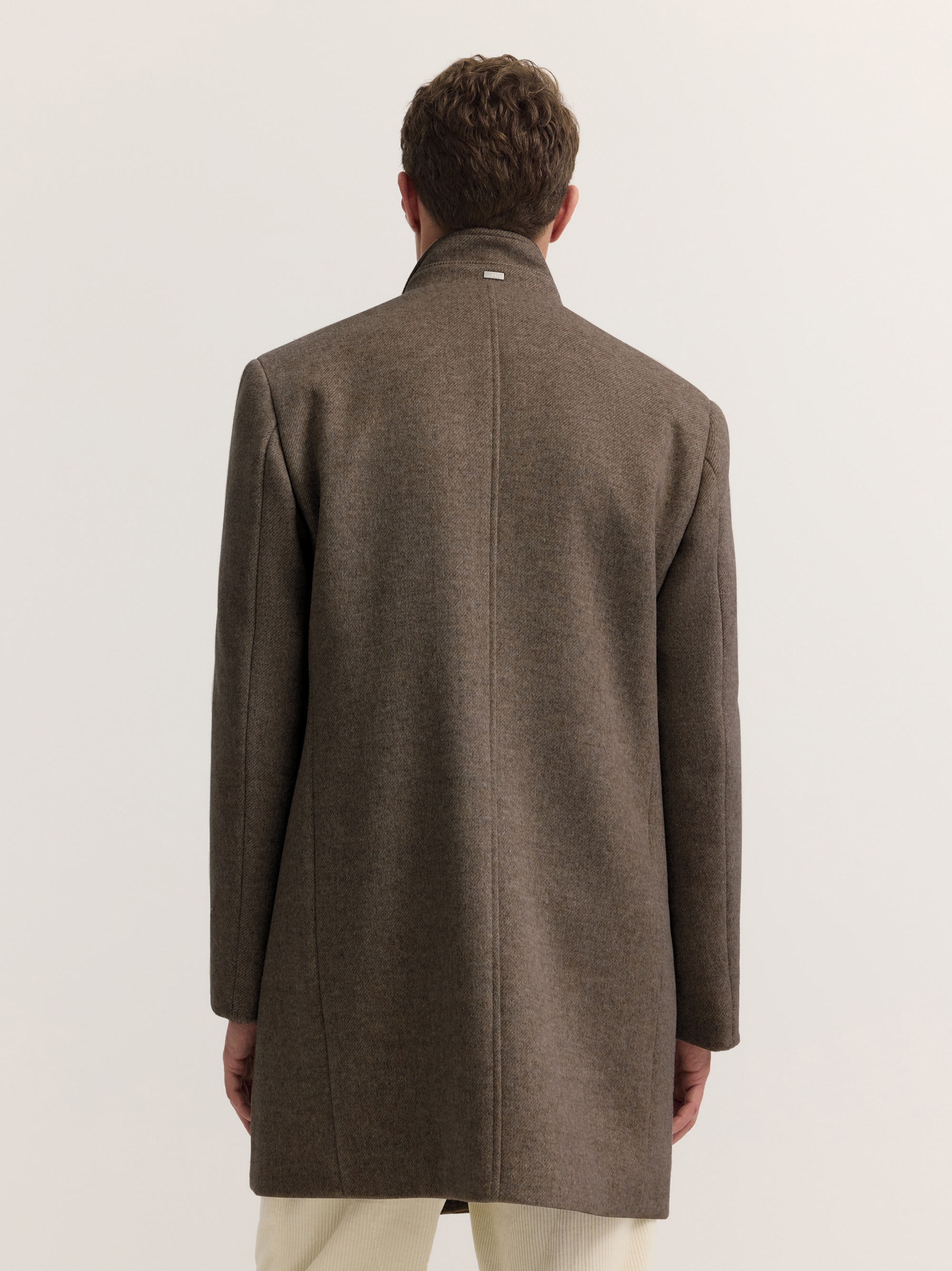 bugatti Kurzmantel »Modern Fit« Modern Fit Wollmix Stehkragen Dynamic Series