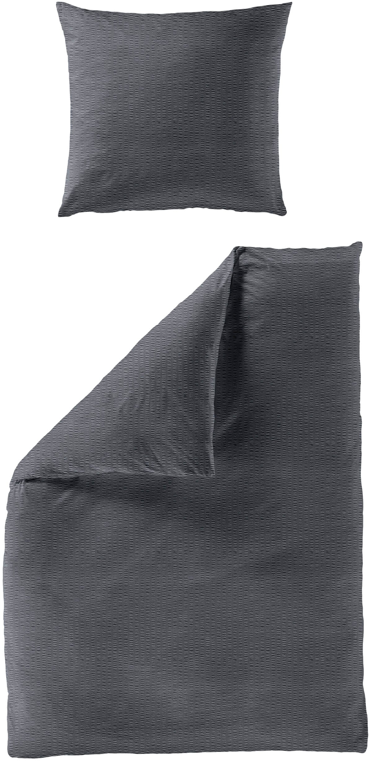 BIERBAUM Bettwäsche "Chic Uni" 2 Stk. Schickes Unidesign: Modern und elegant für jedes Schlafzimmer