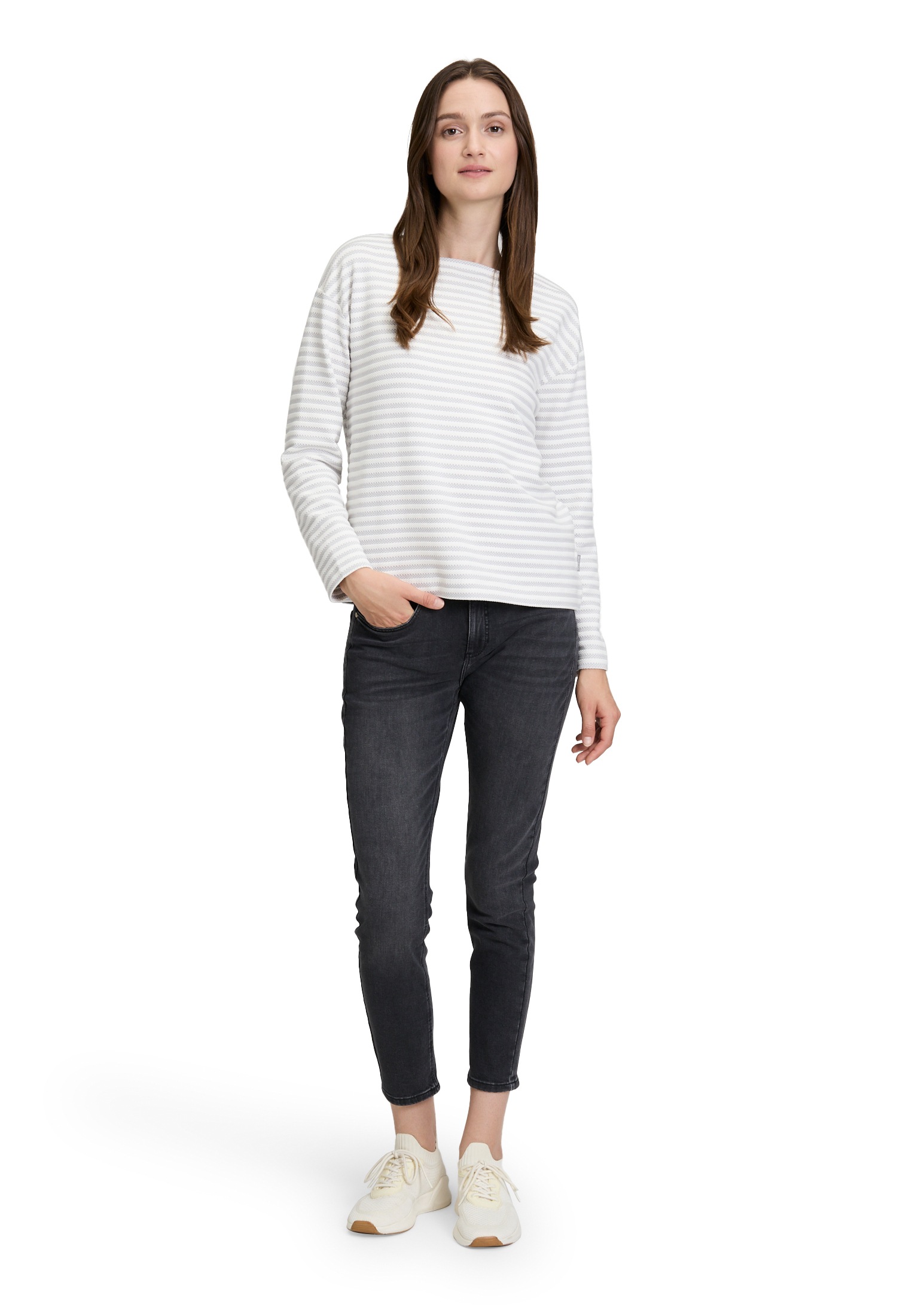 Betty&Co Relaxhose »Basic-Jeans mit Waschung«